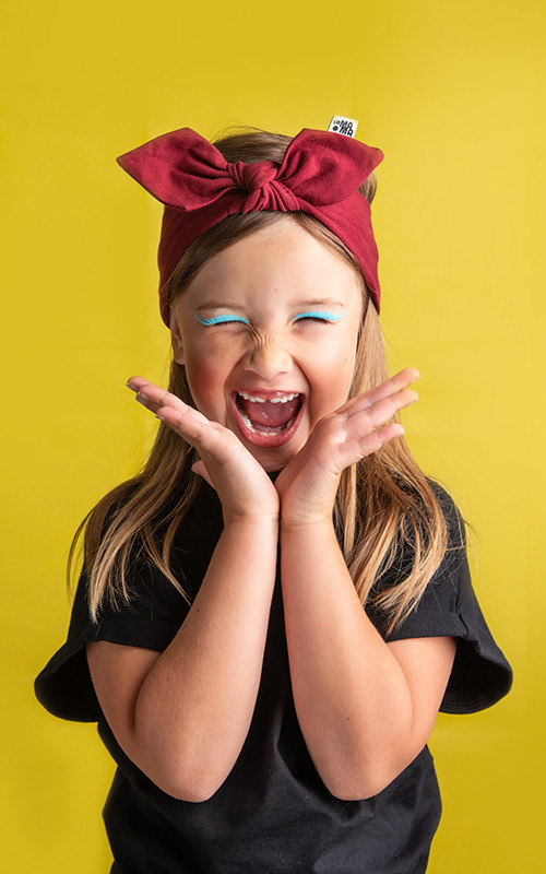 Pin up Headband - Maroon