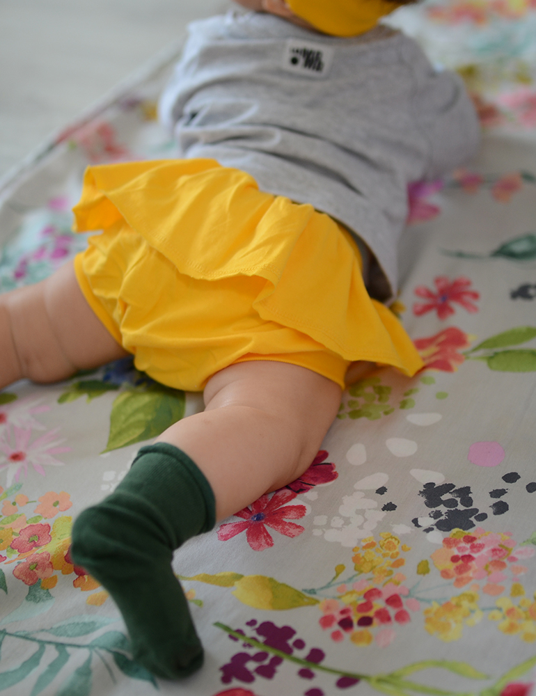 Baby Bloomers Frill - Yellow