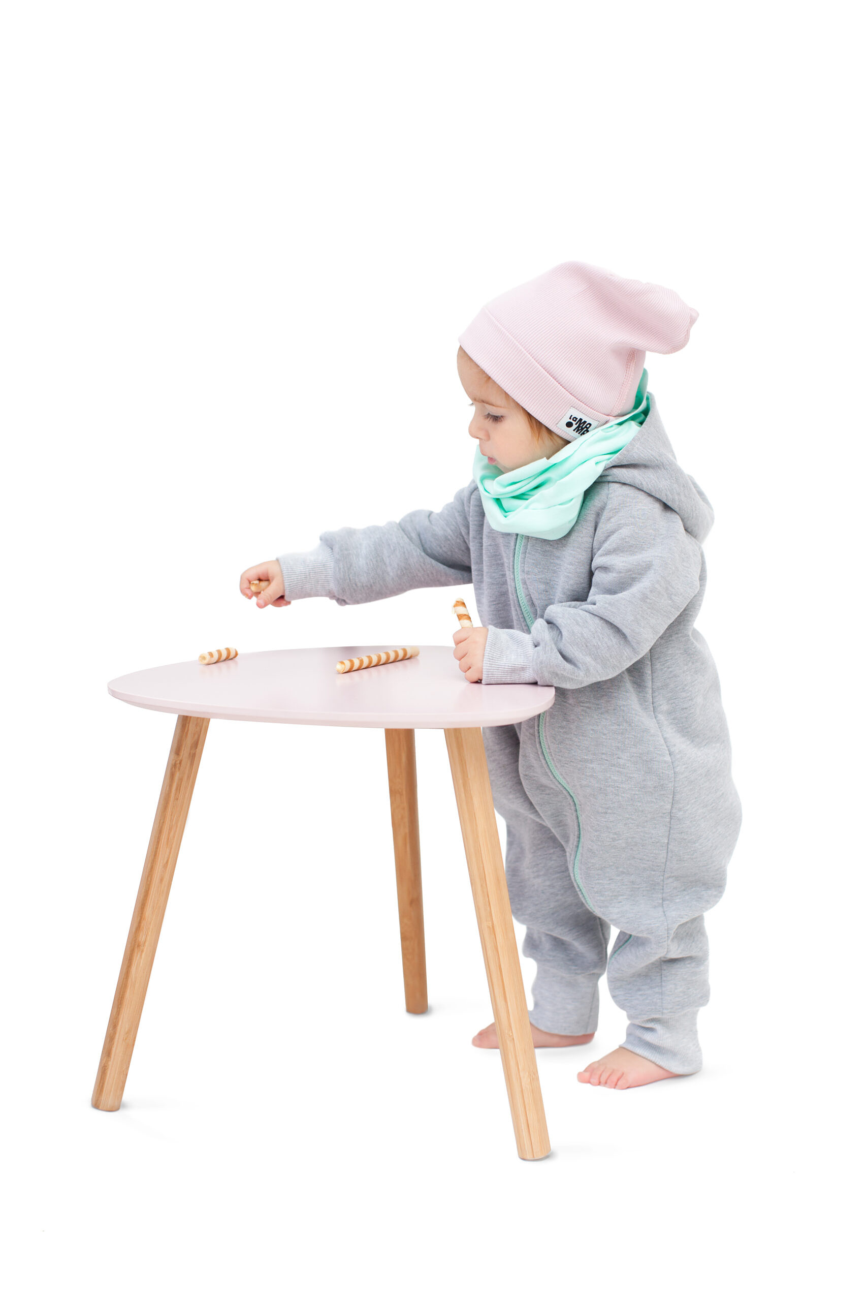 Cotton Jumpsuit - Light Grey