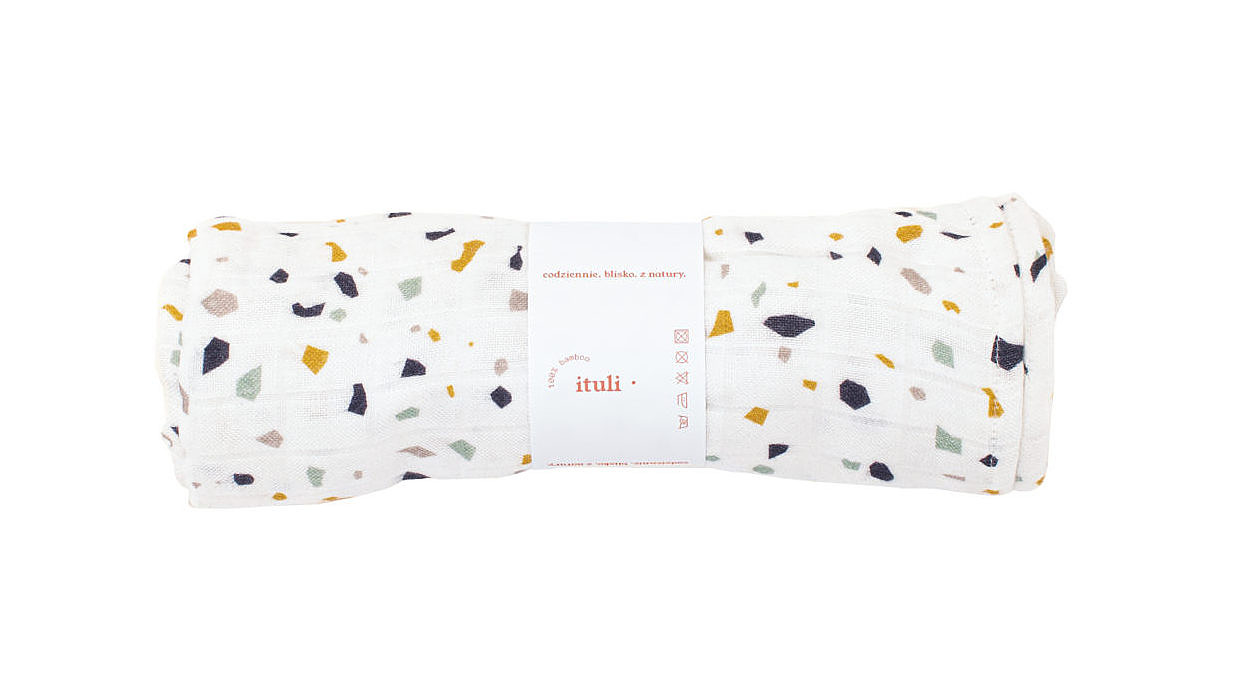 Bamboo Swaddle Terazzo