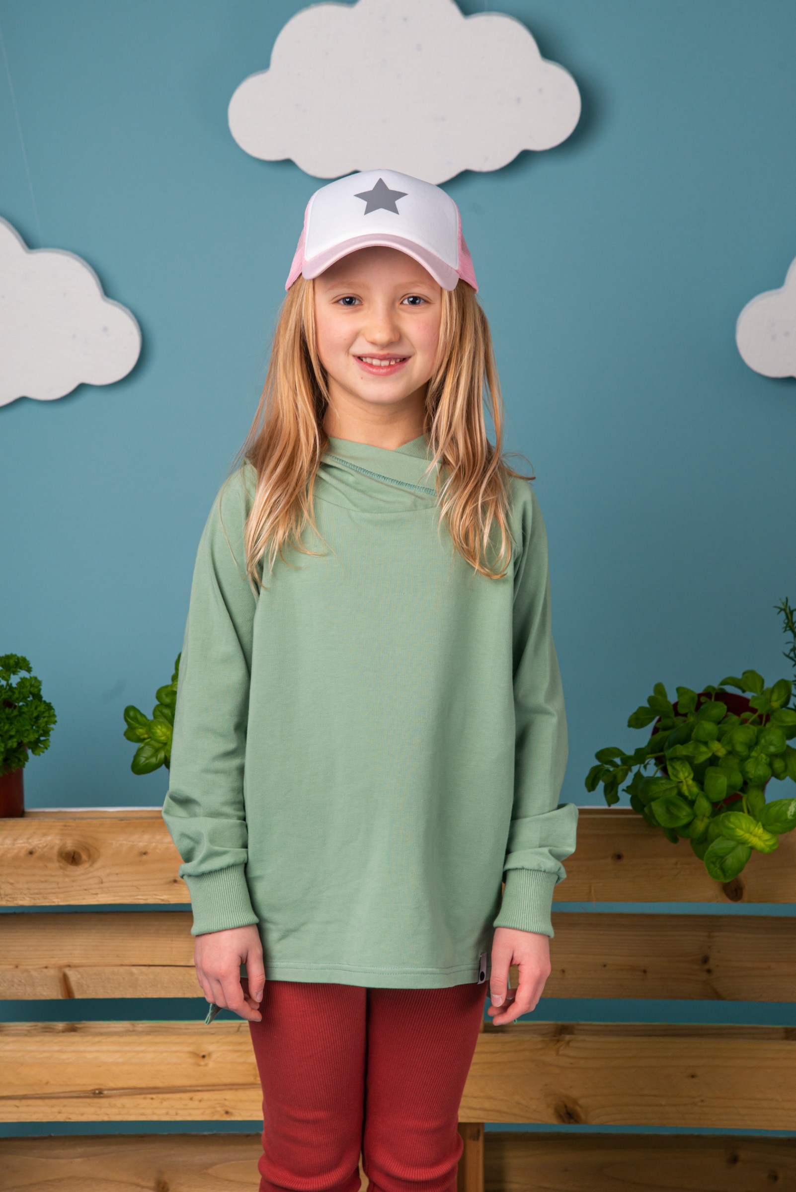 Hoodie Summer - Basil