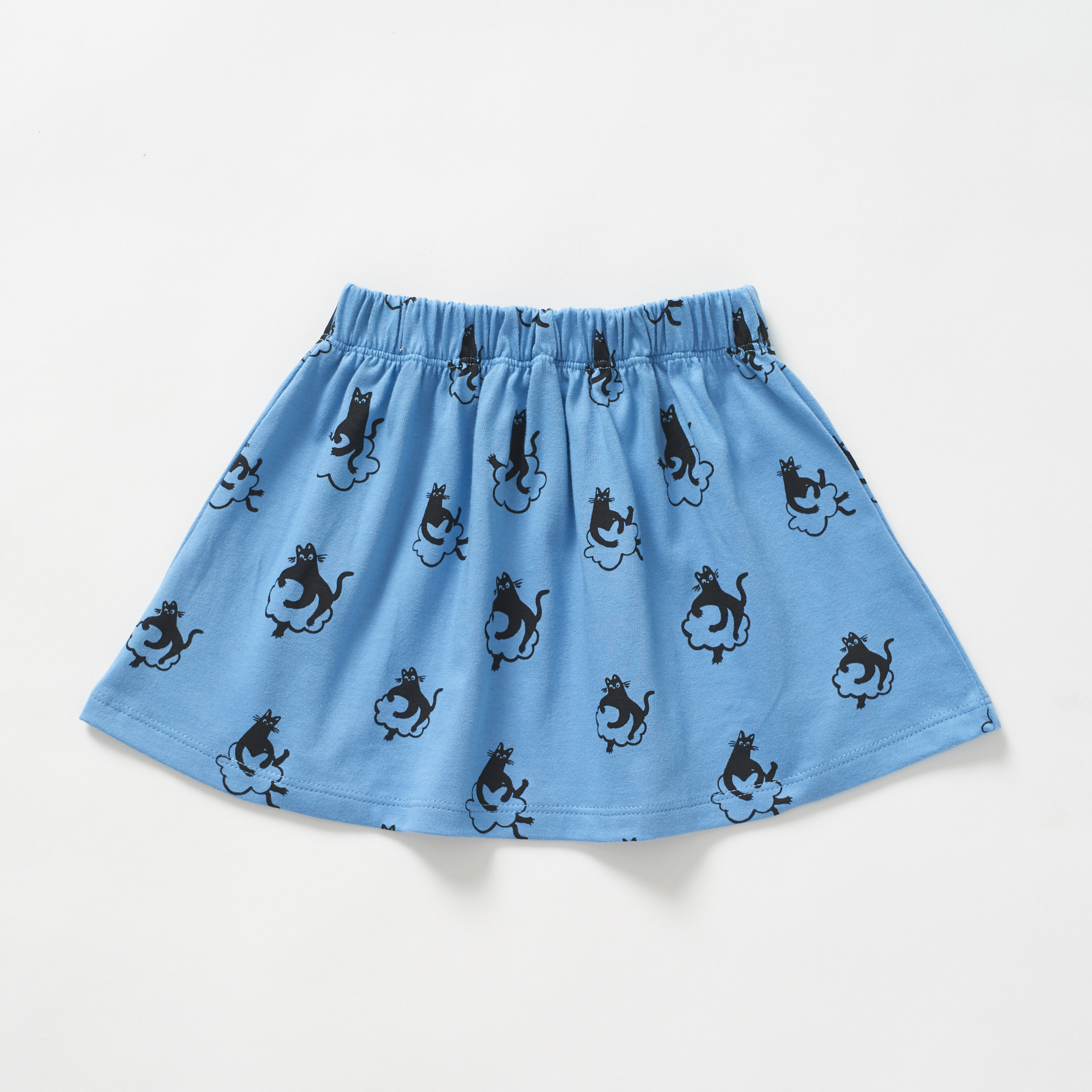 Cats Skirt - Blue