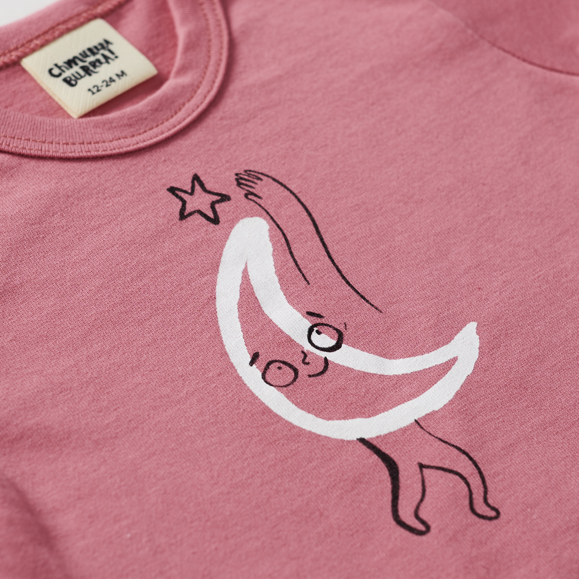 Moon Bodysuit - Pink