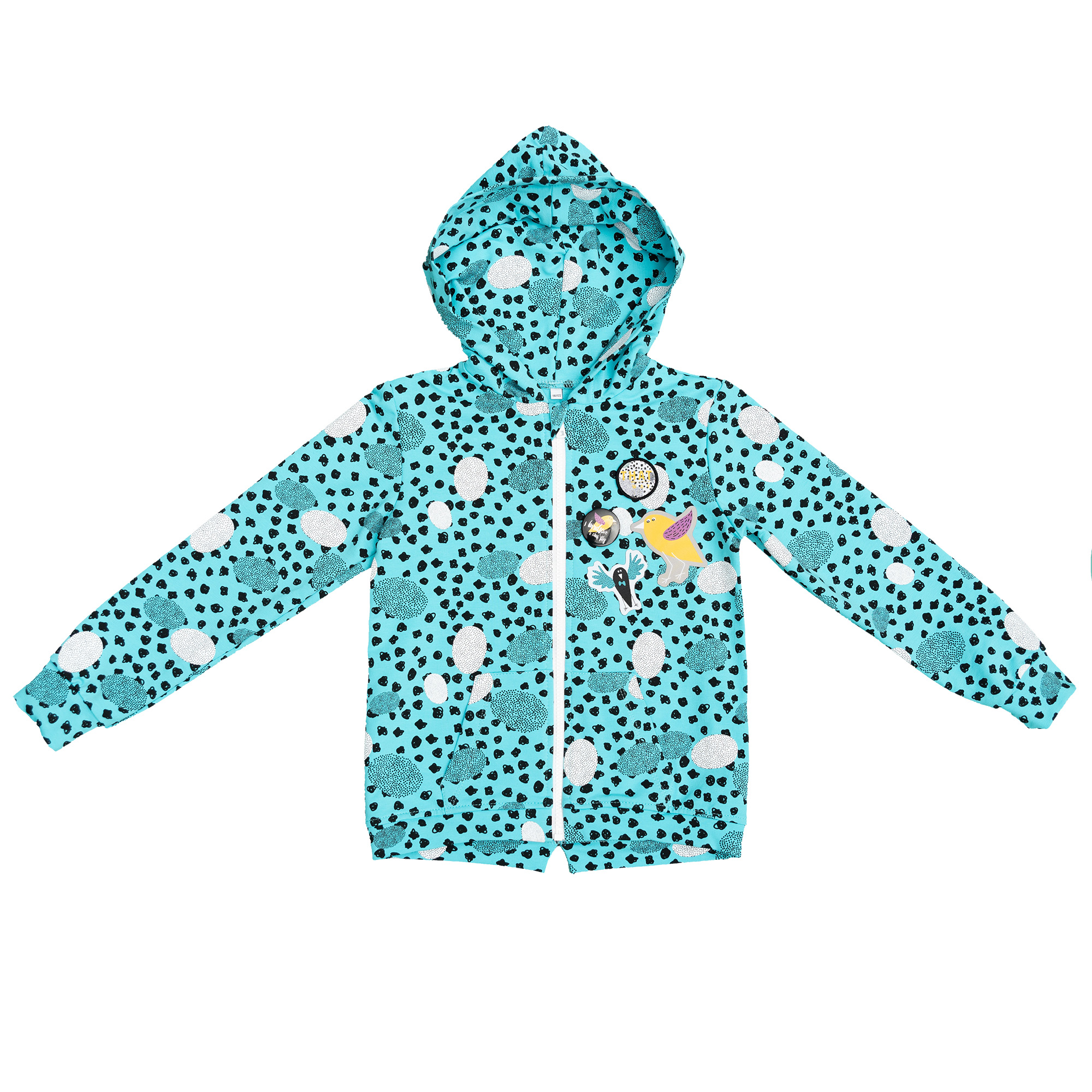 Hoodie with zip Mint Nest