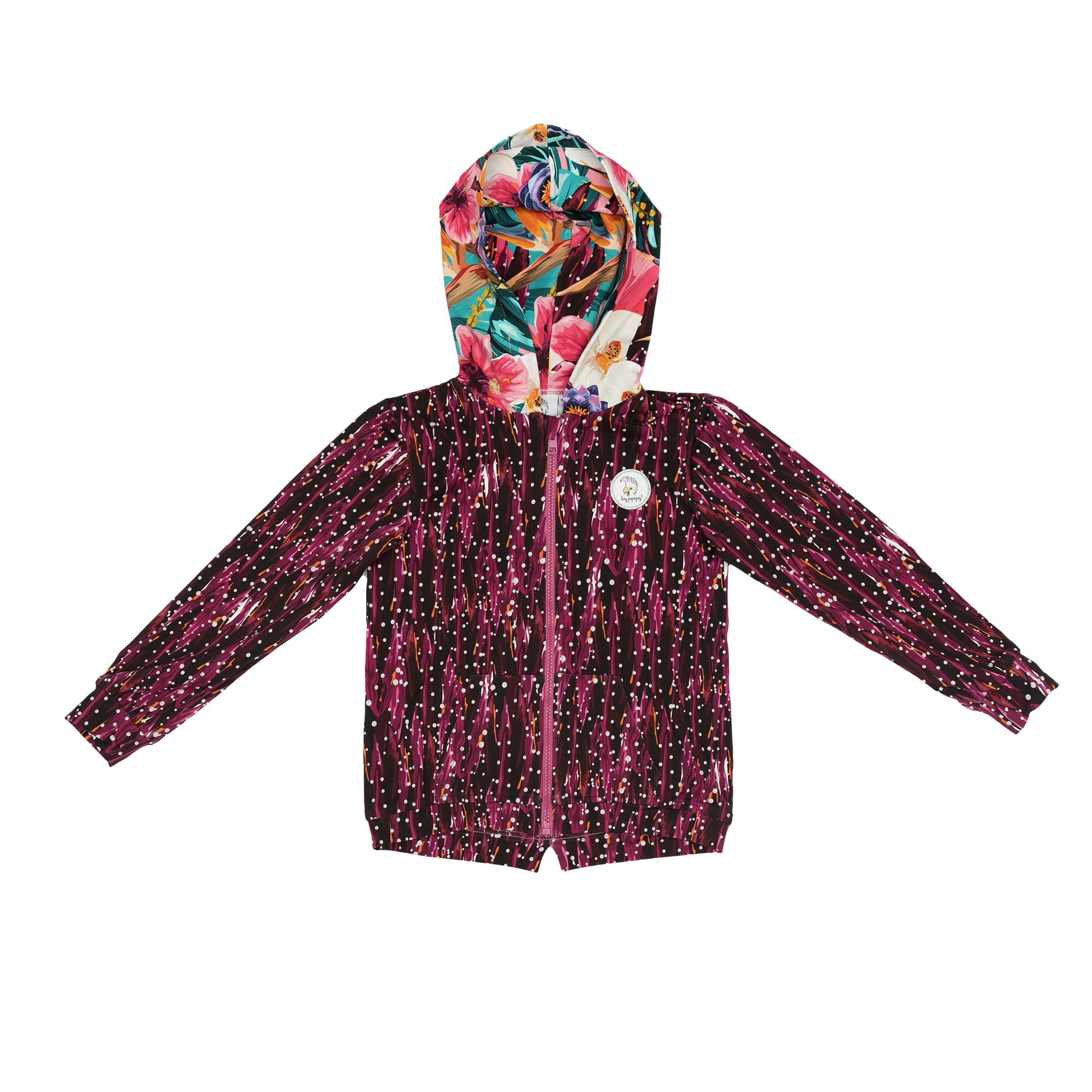 Hoodie with zip Pearls