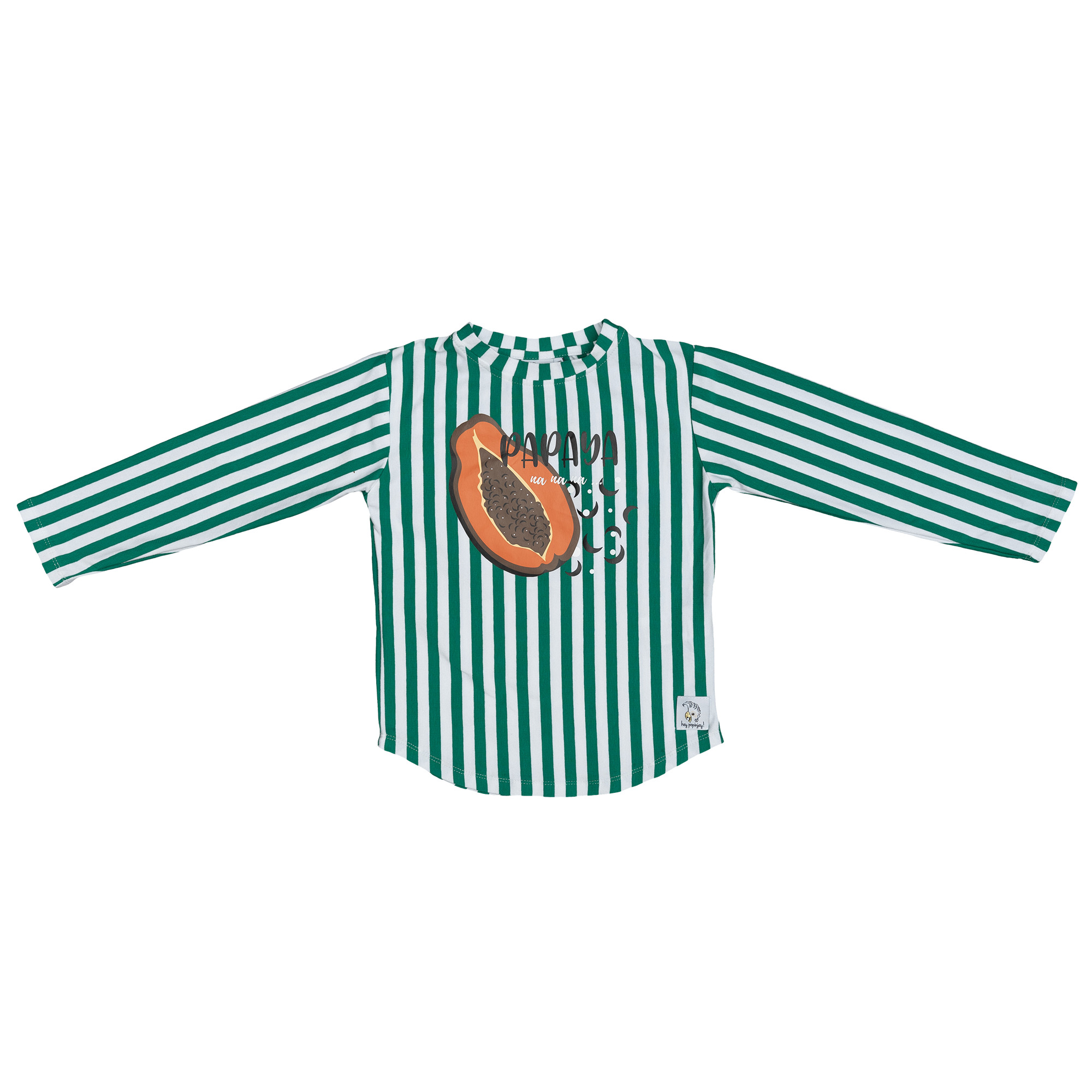 Longsleeve Green Stripes Papaya
