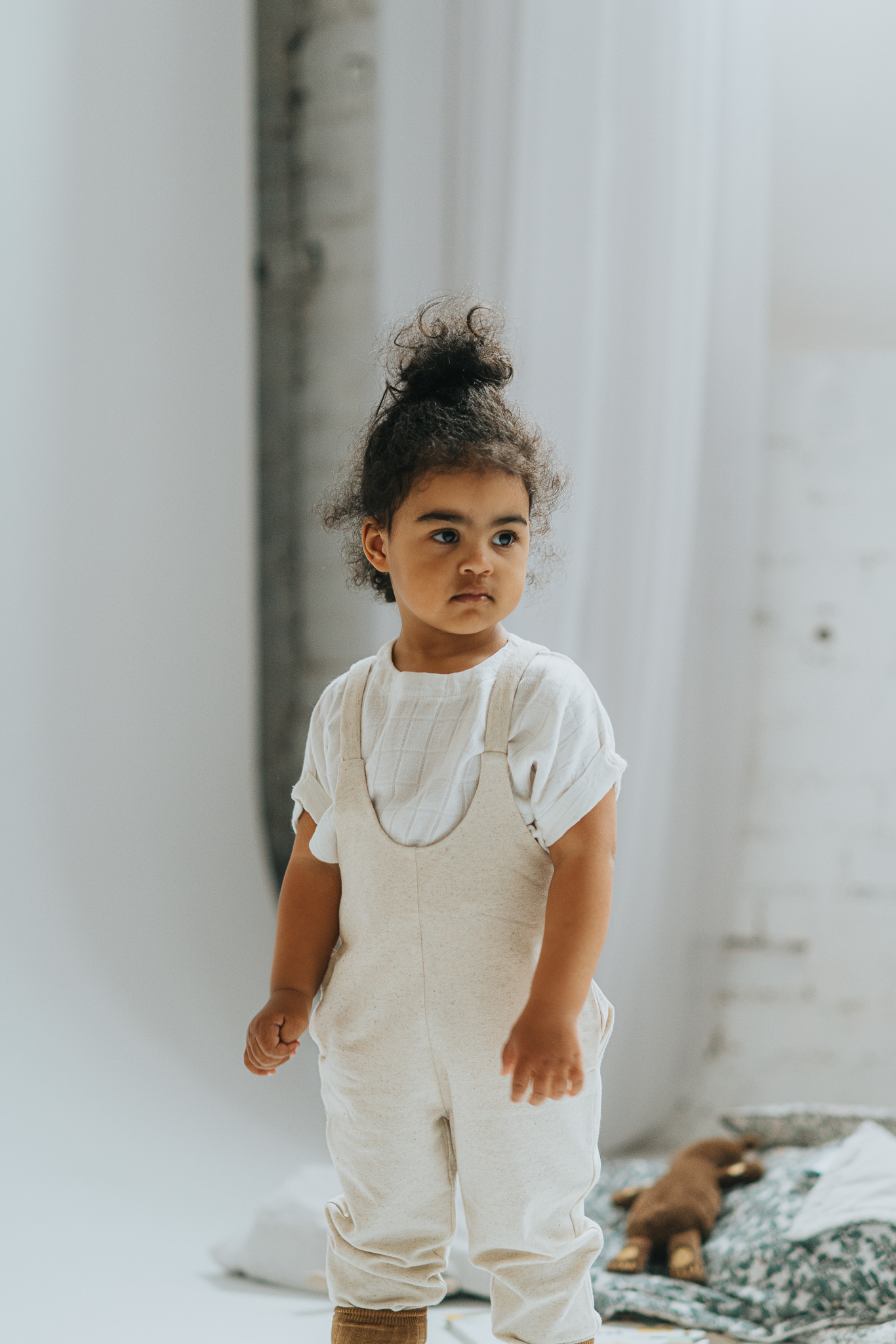 Dungarees - Beige