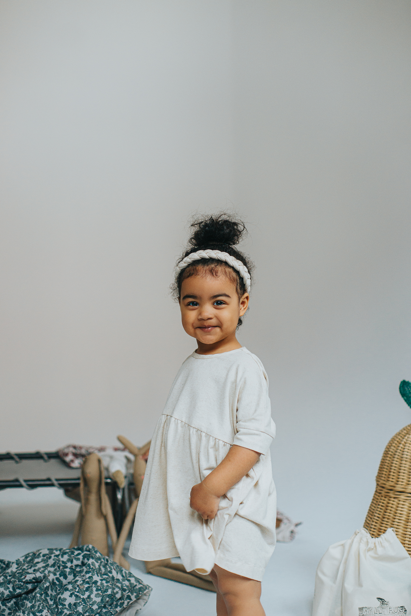 Cotton Dress - Beige