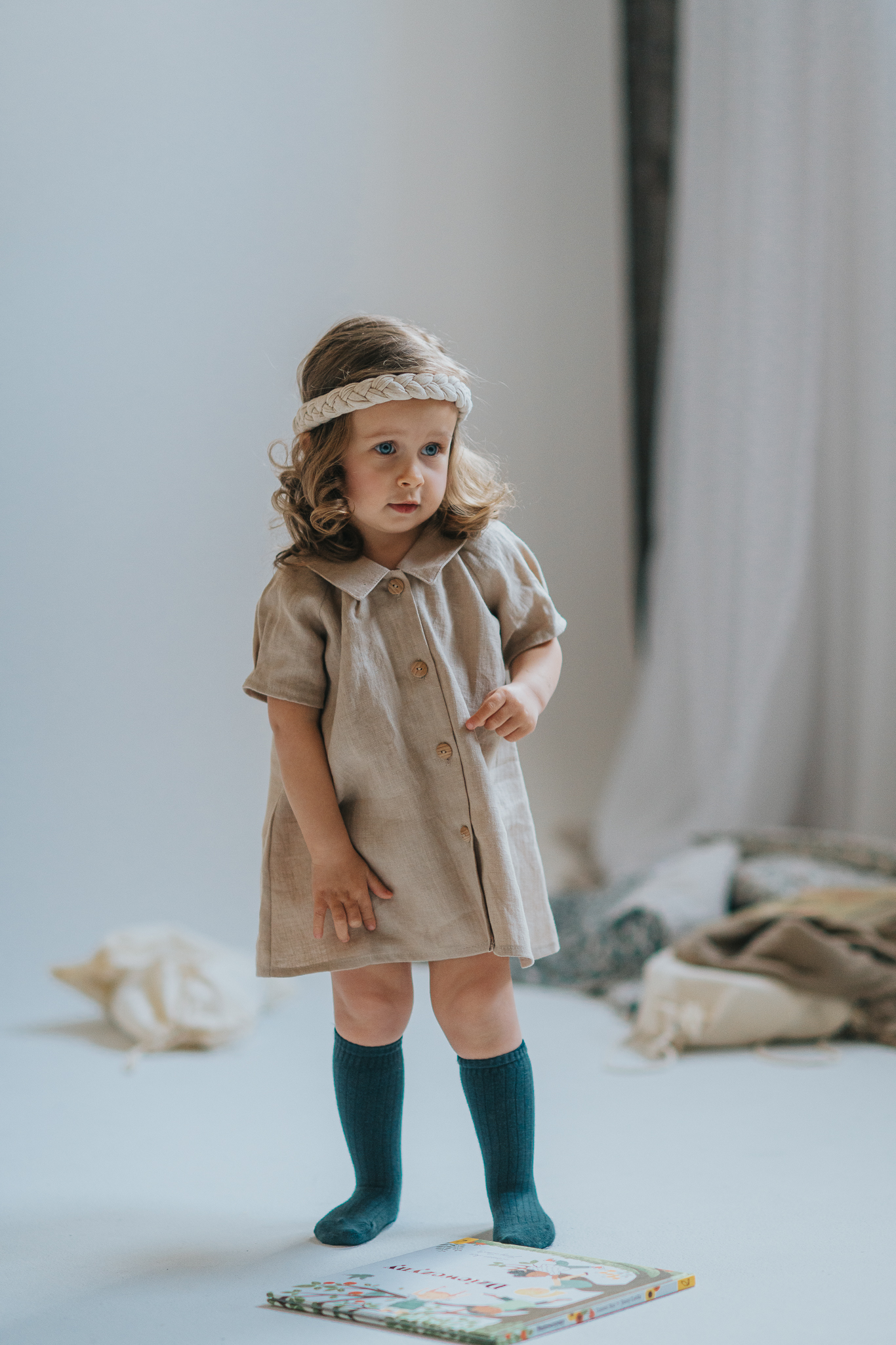 Linen Dress - Natural