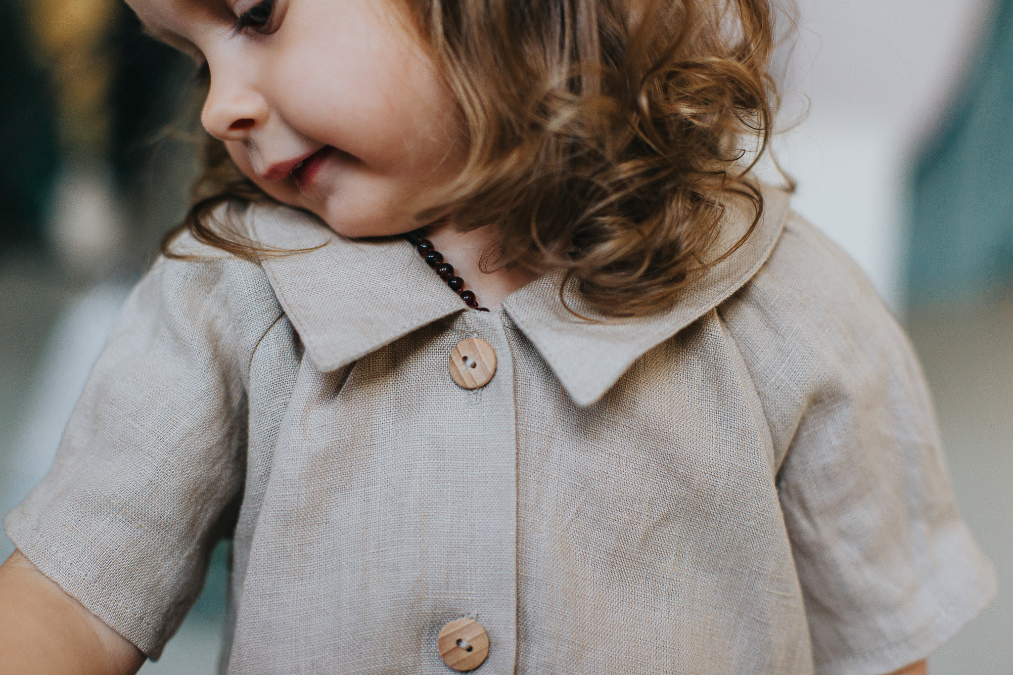 Linen Dress - Natural