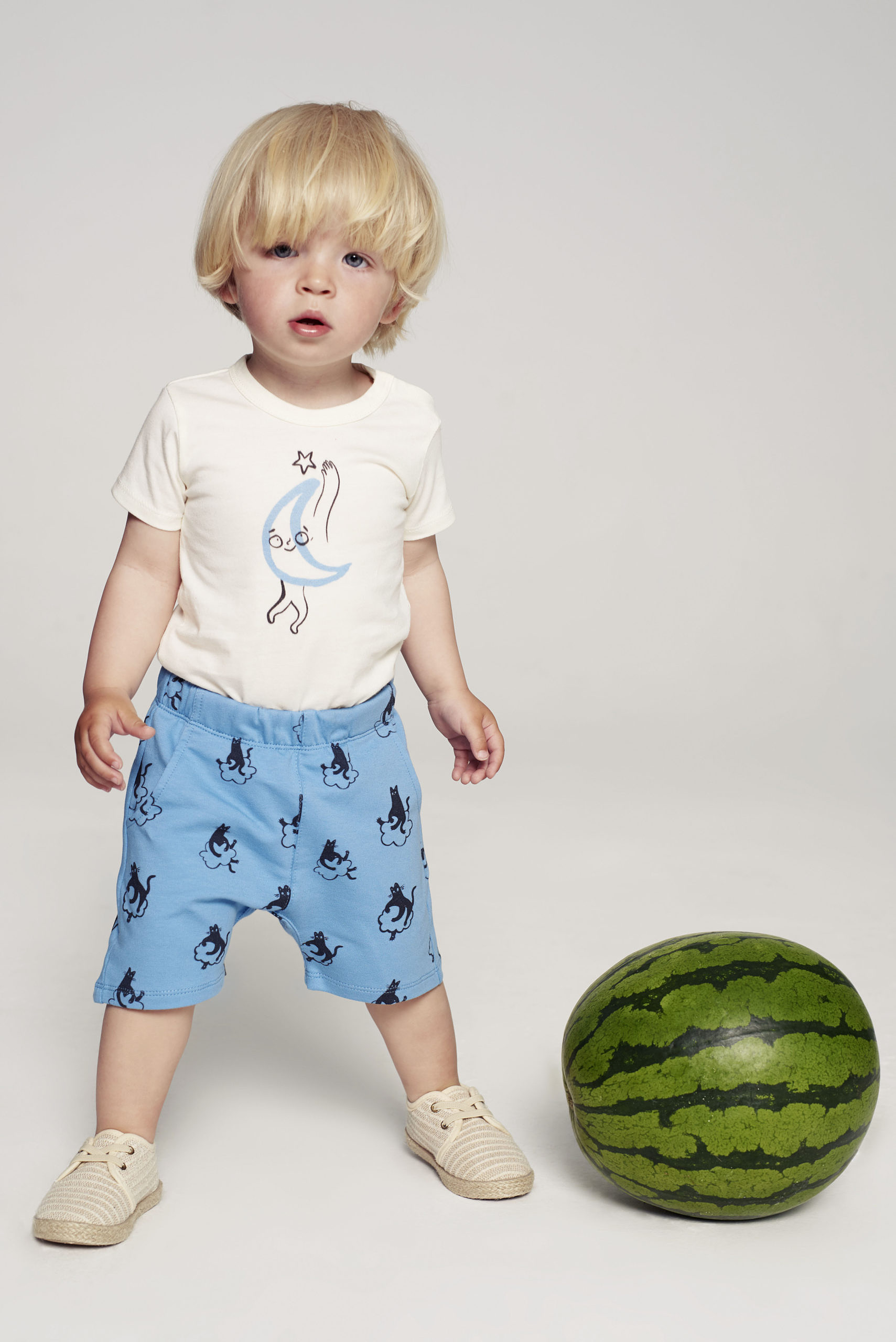 Cats Shorts - Blue