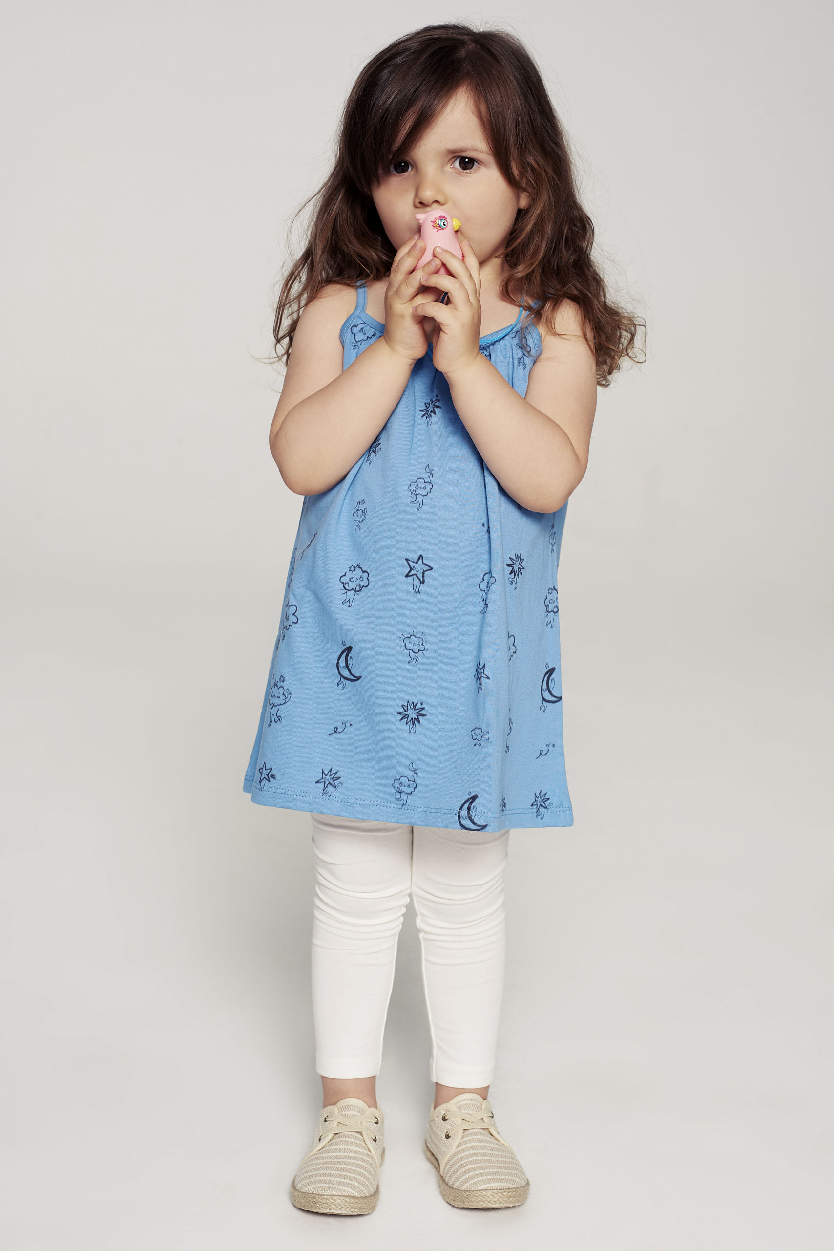 Clouds Dress - Blue