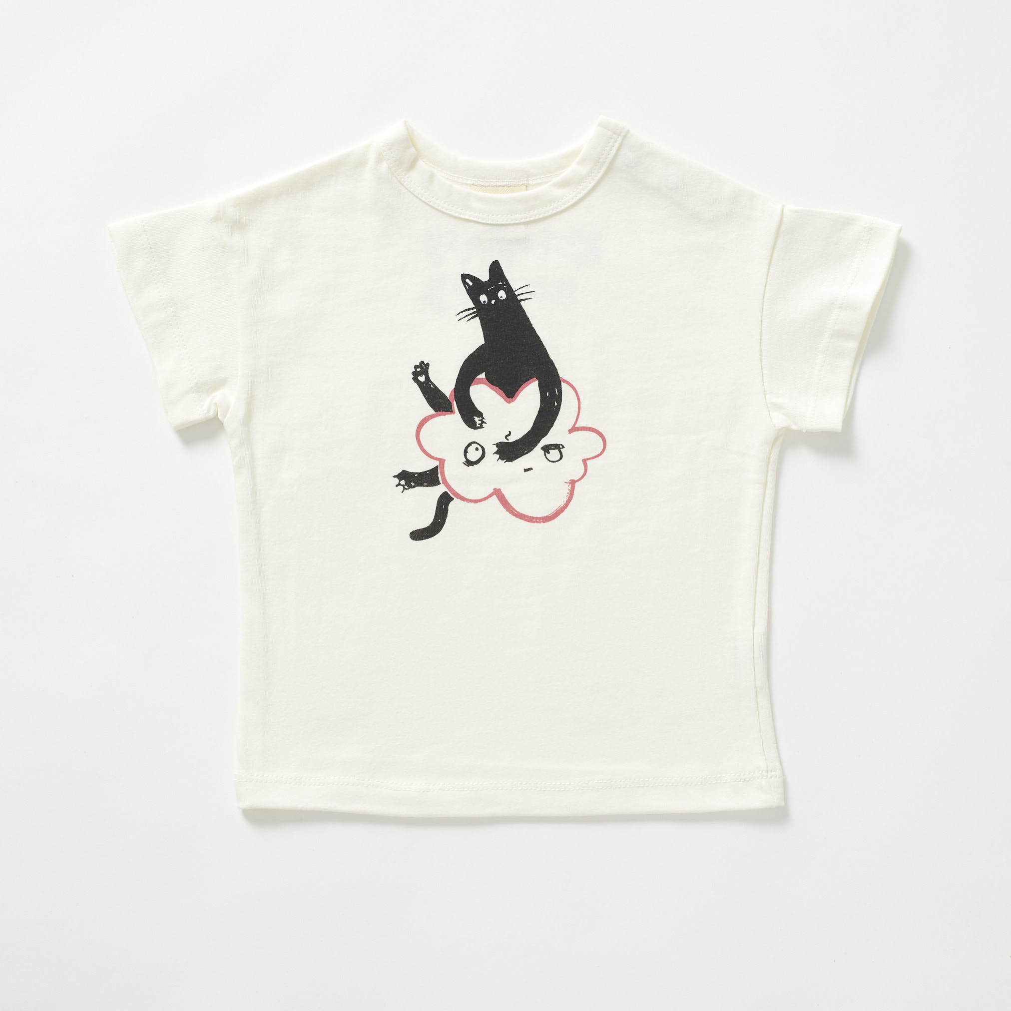 Cat T-shirt - Cream