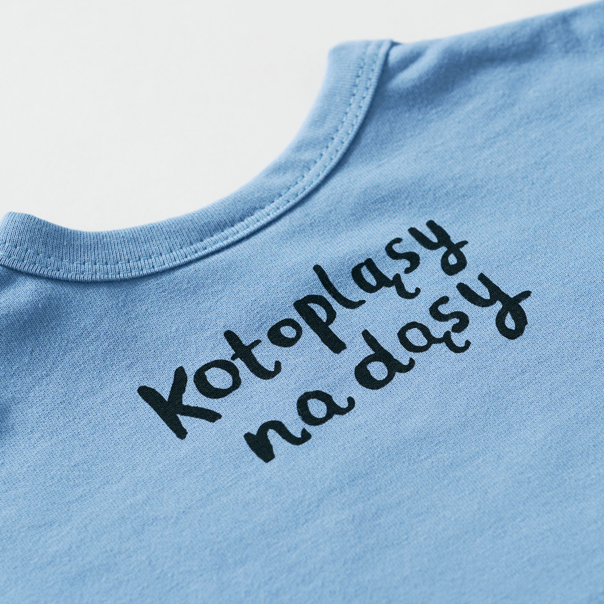 Cat T-shirt - Blue