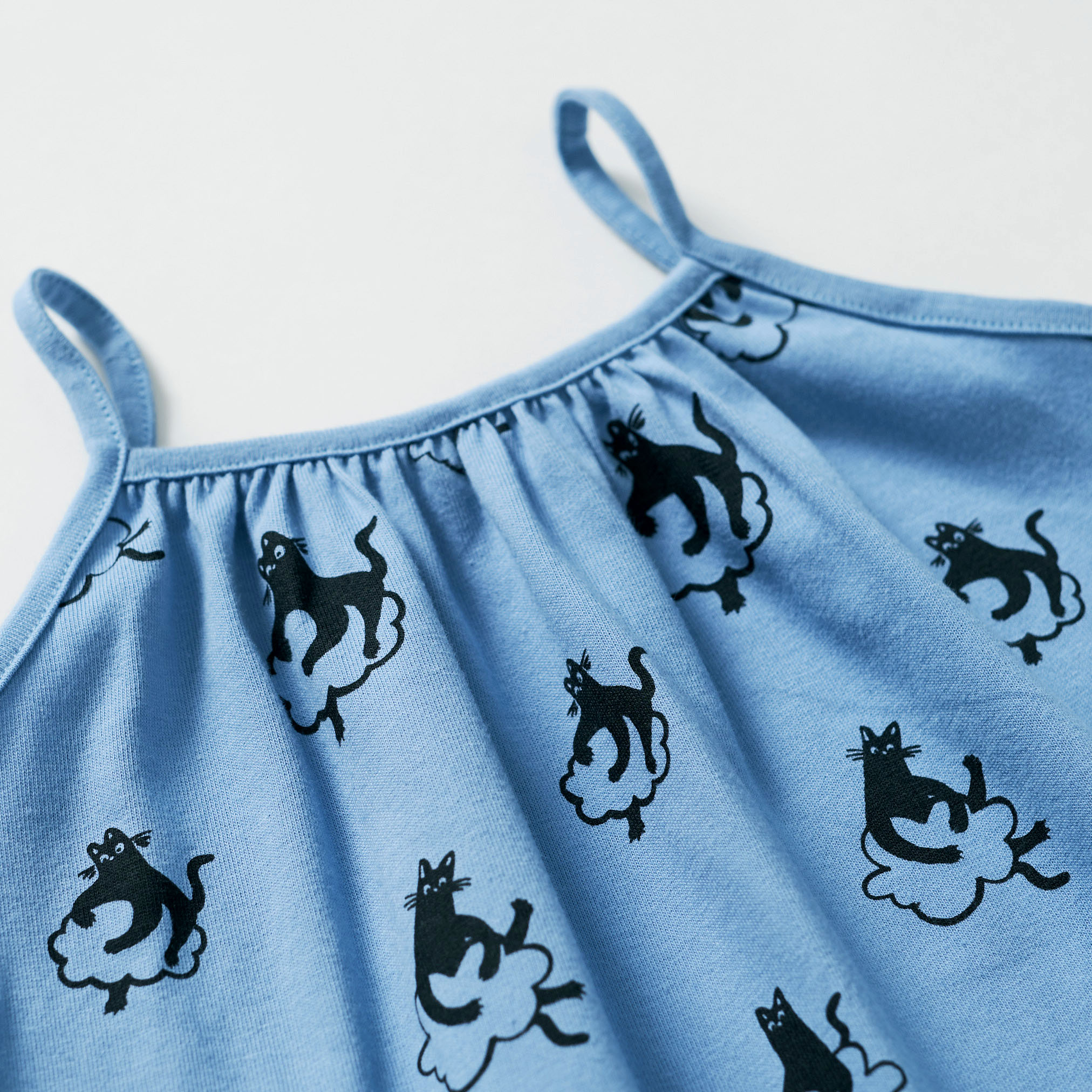 Cats Dress - Blue