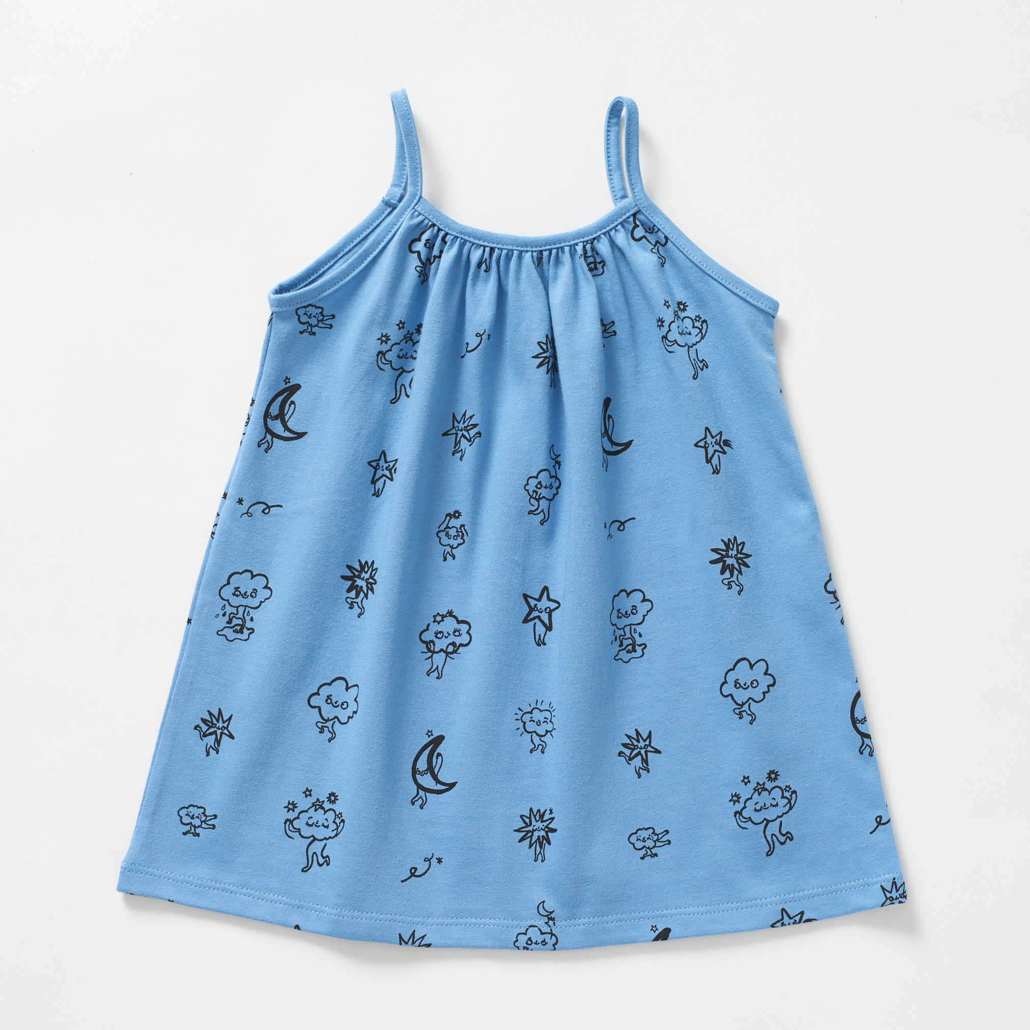 Clouds Dress - Blue