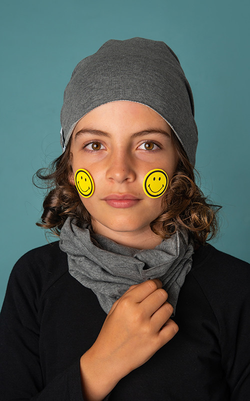 Cotton Beanie - Dark Grey