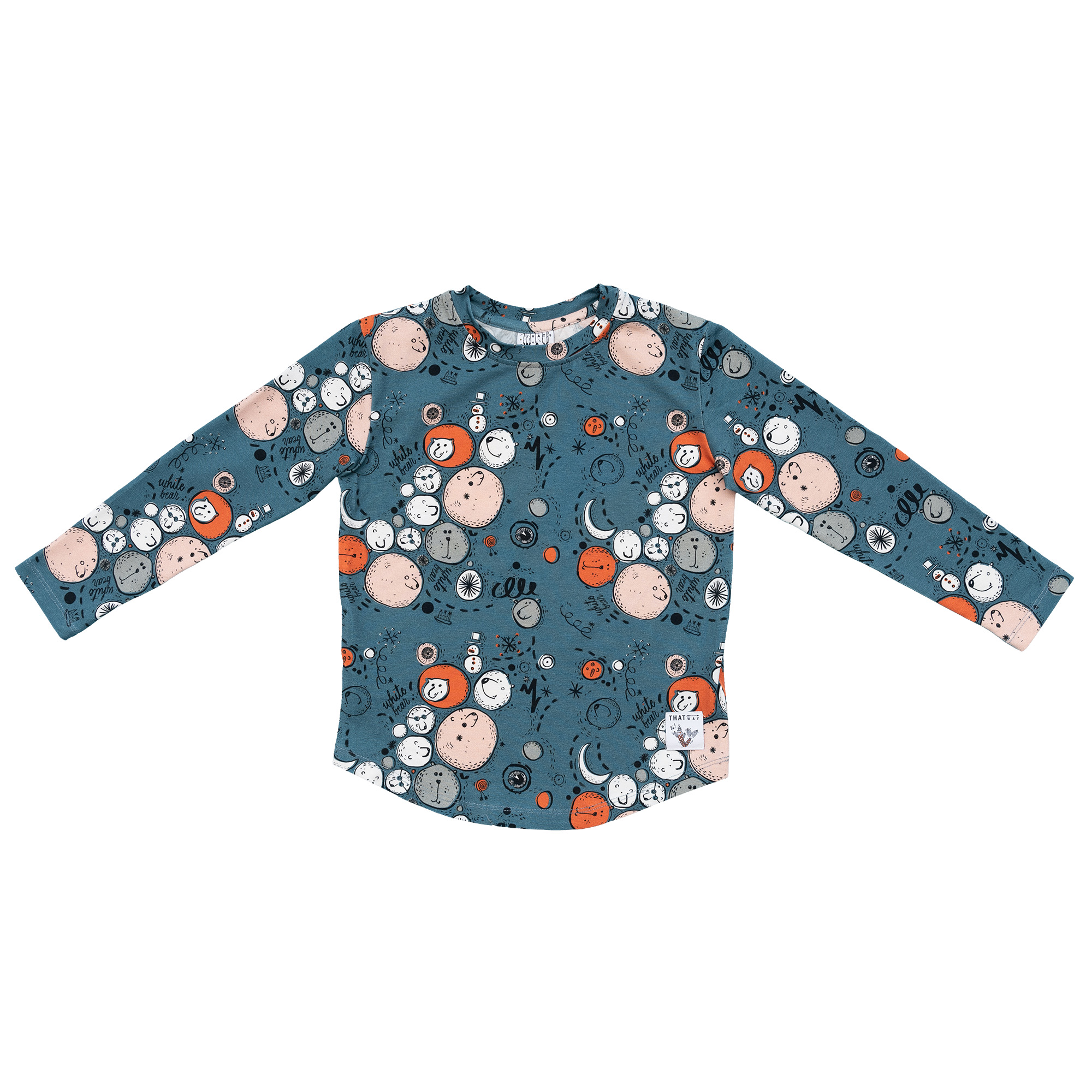 Longsleeve Bears Blue