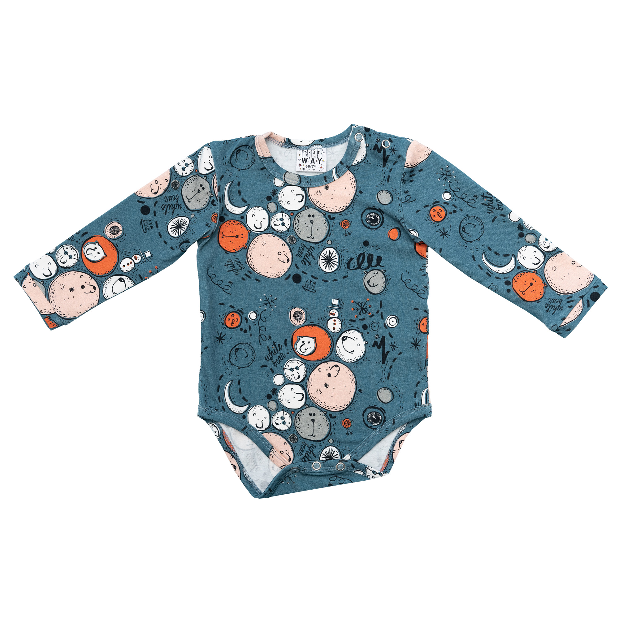 Bodysuit Bears Blue