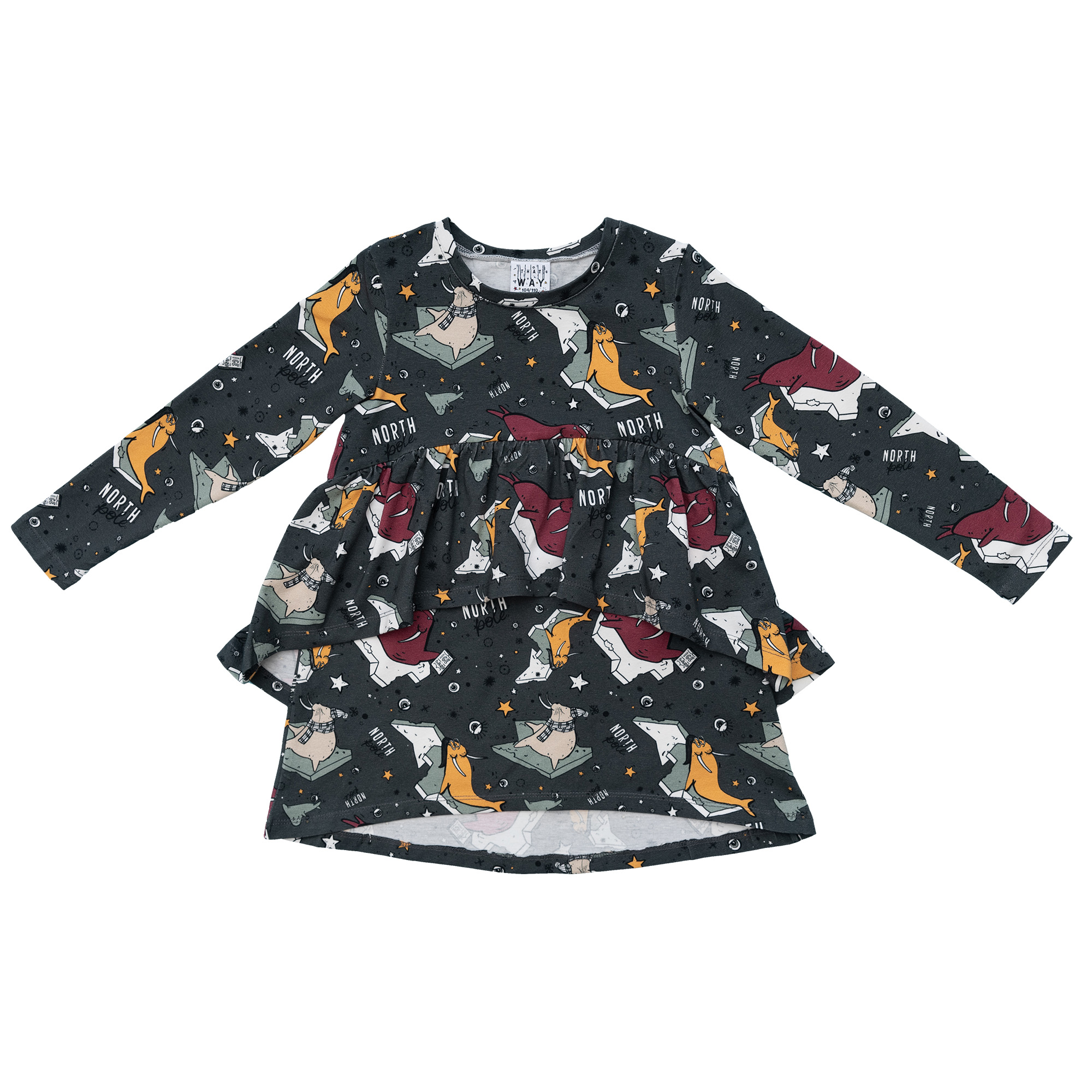 Basquine Dress Sea Lions Graphit