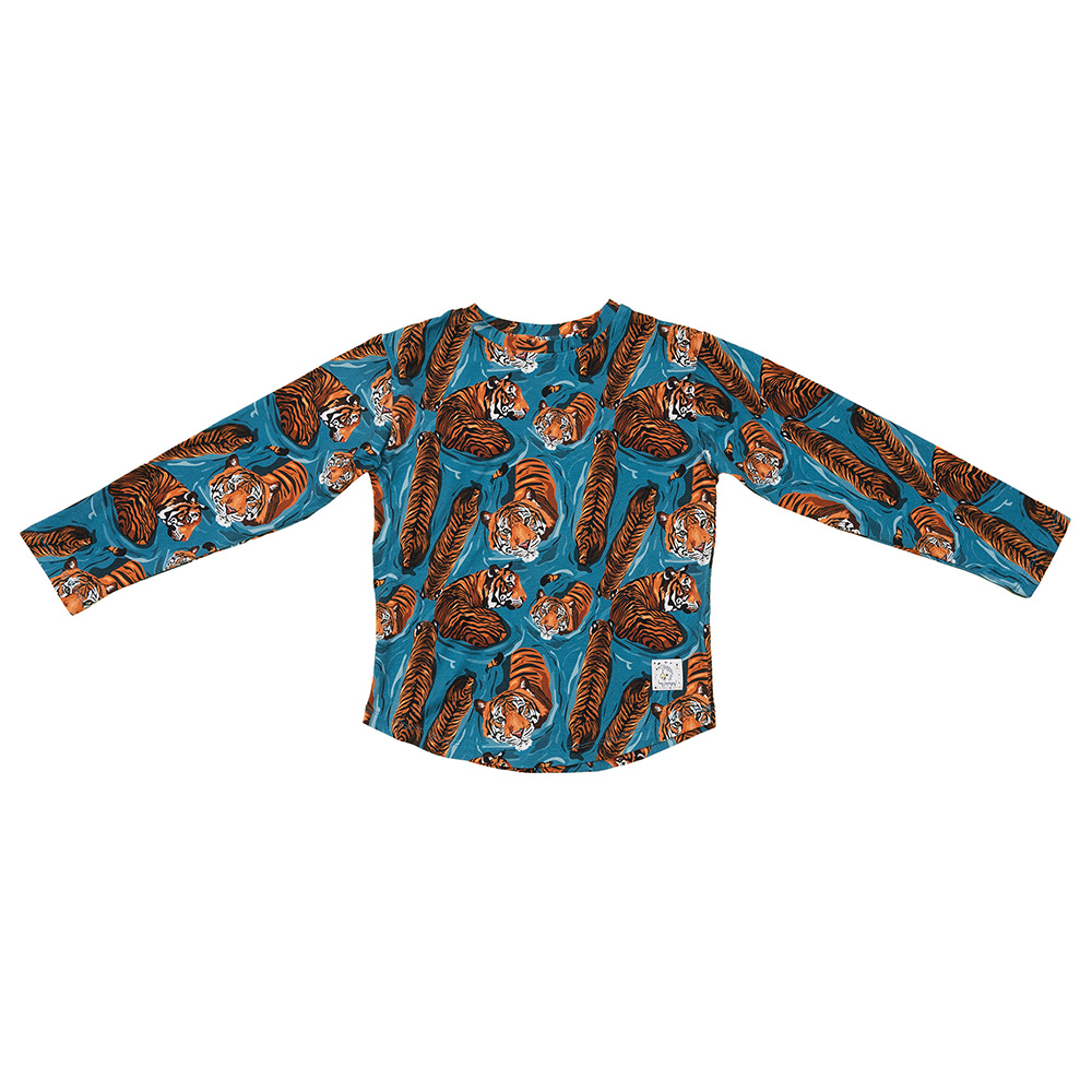 Longsleeve Blue Tiger