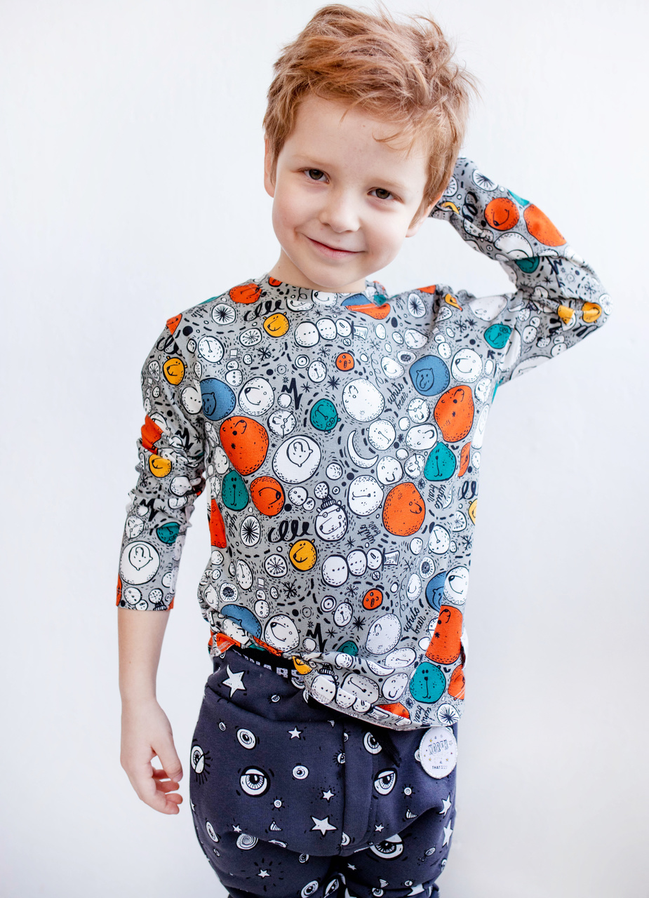 Longsleeve Bears Grey