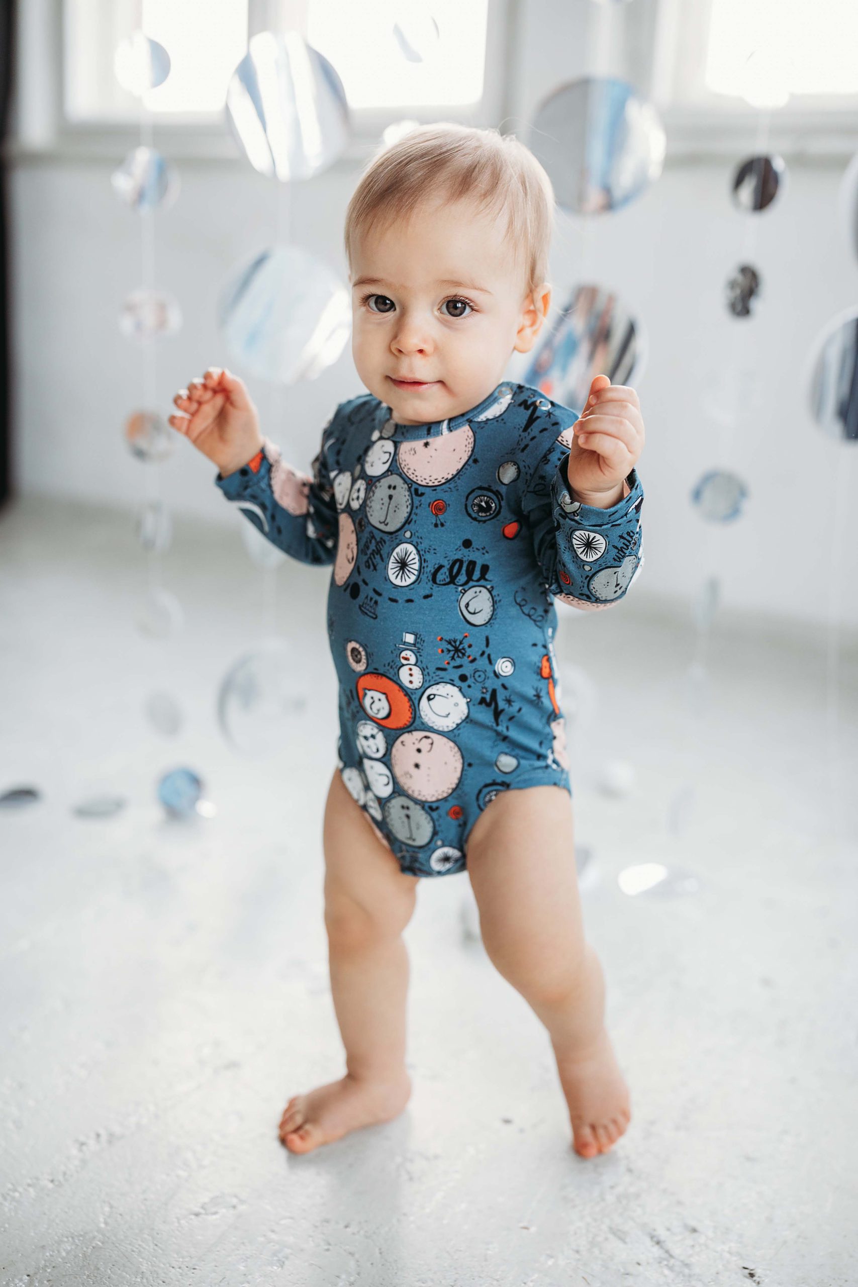 Bodysuit Bears Blue