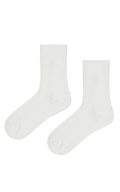 Organic Socks - White