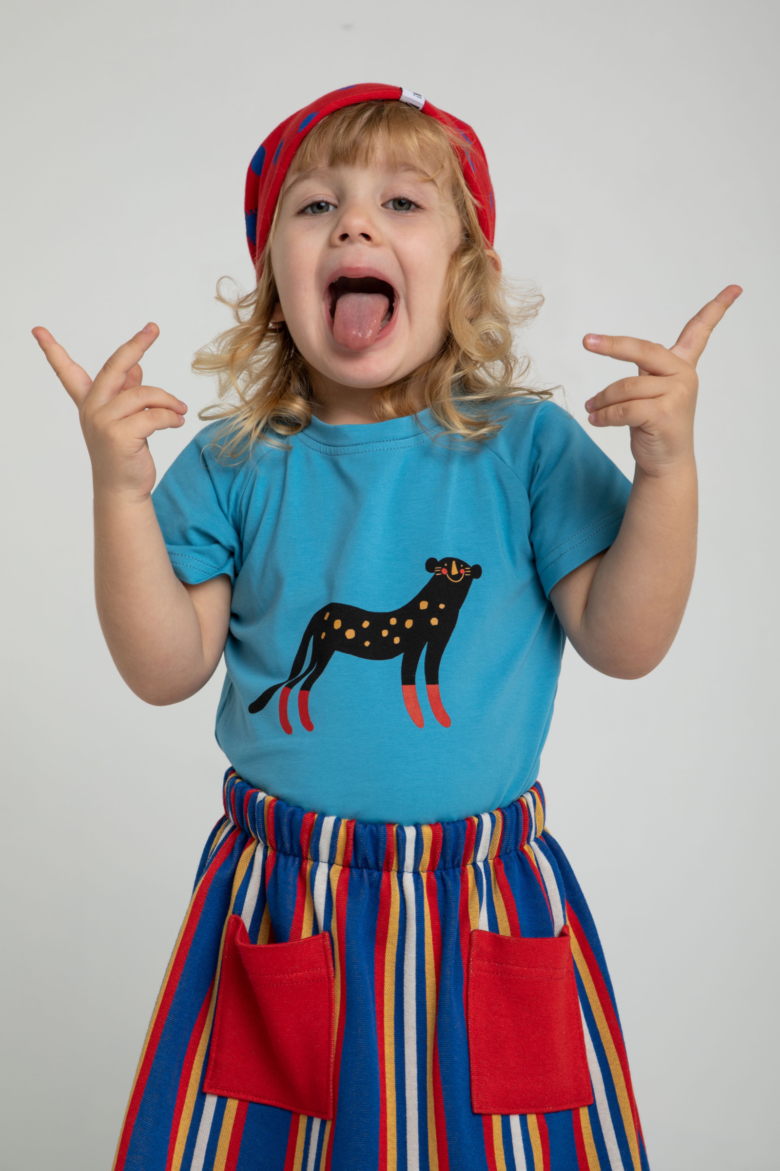 T-shirt Panther Blue