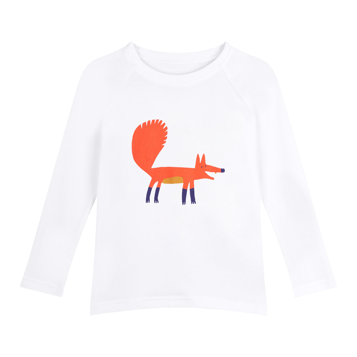 Longsleeve Fox White