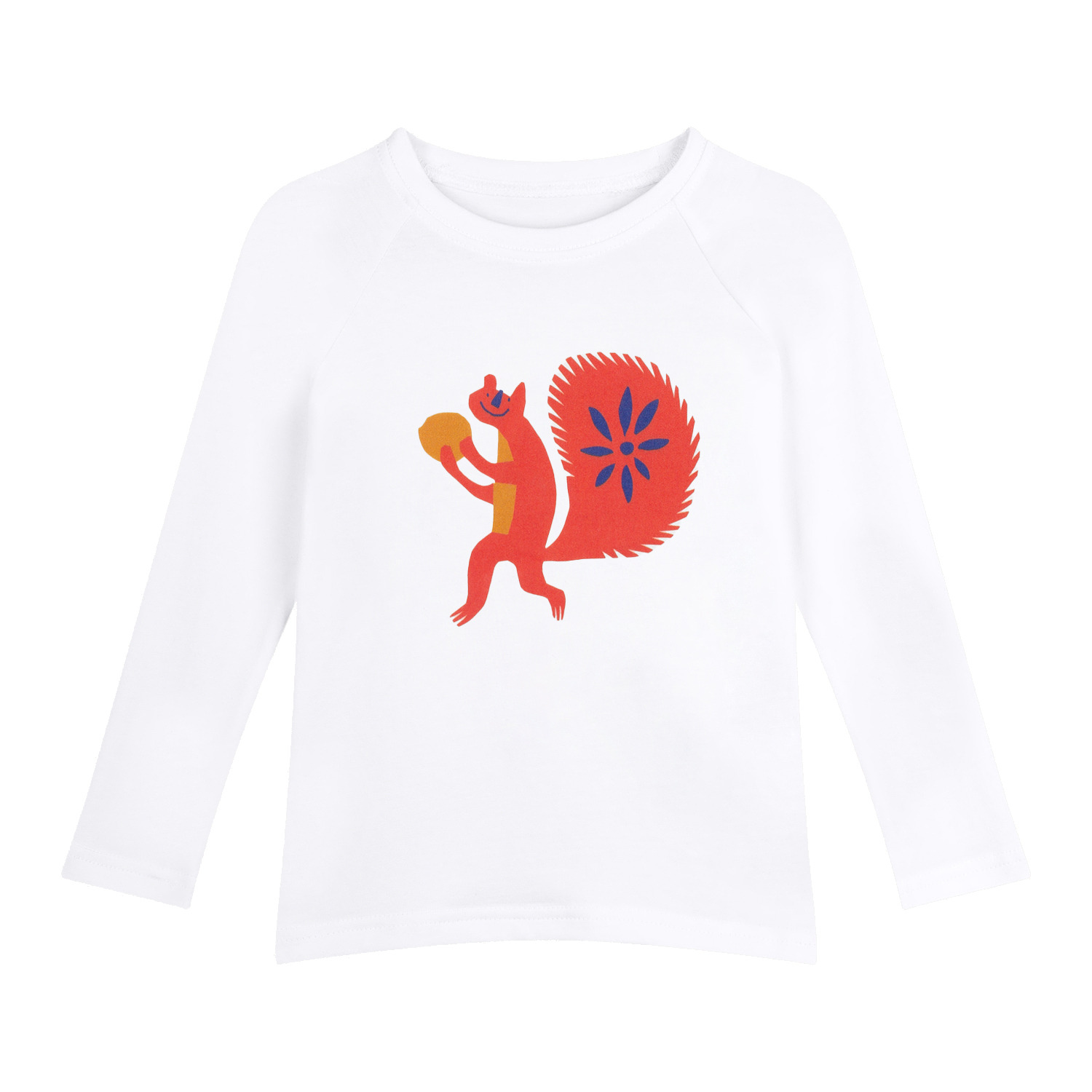 Longsleeve Squirrel White