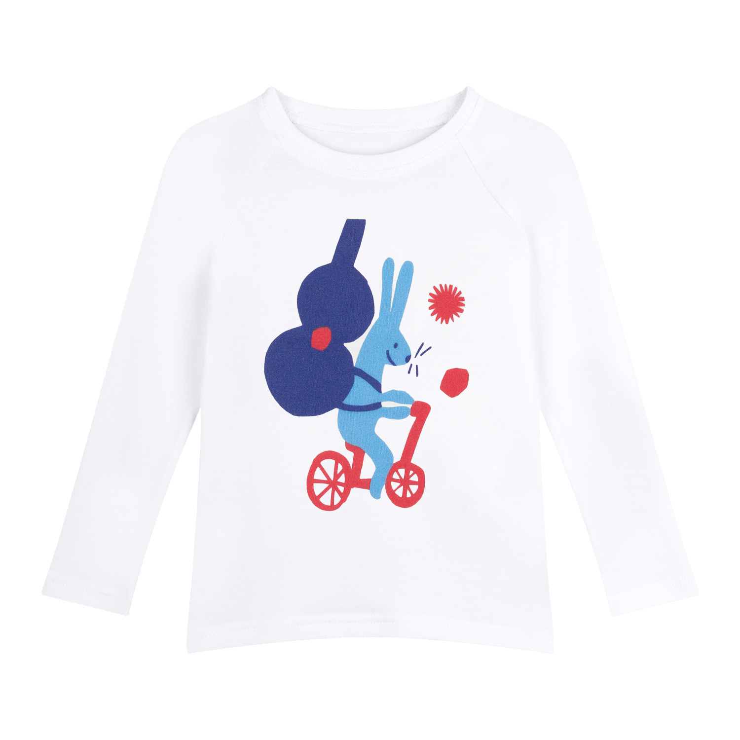 Longsleeve Hare White