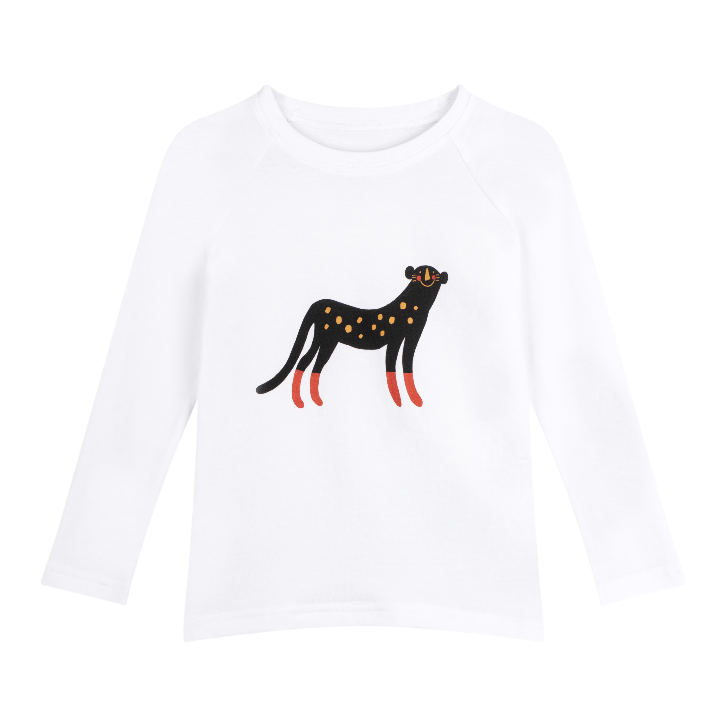 Longsleeve Panther White
