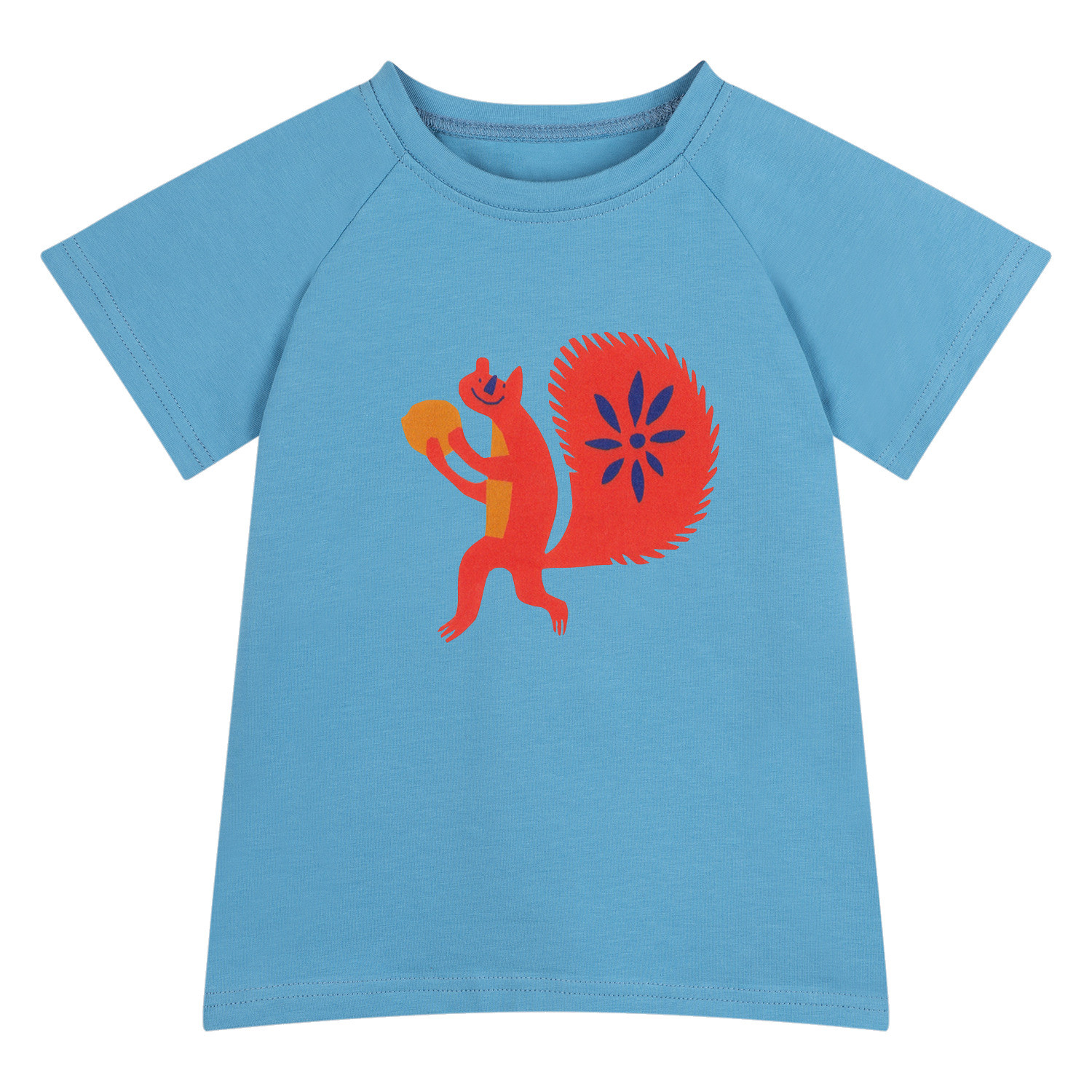 T-shirt Squirrel Blue