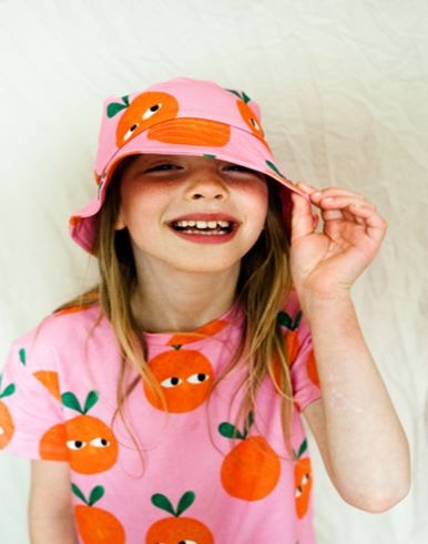 Oranges on Pink Bucket Hat • I Made You