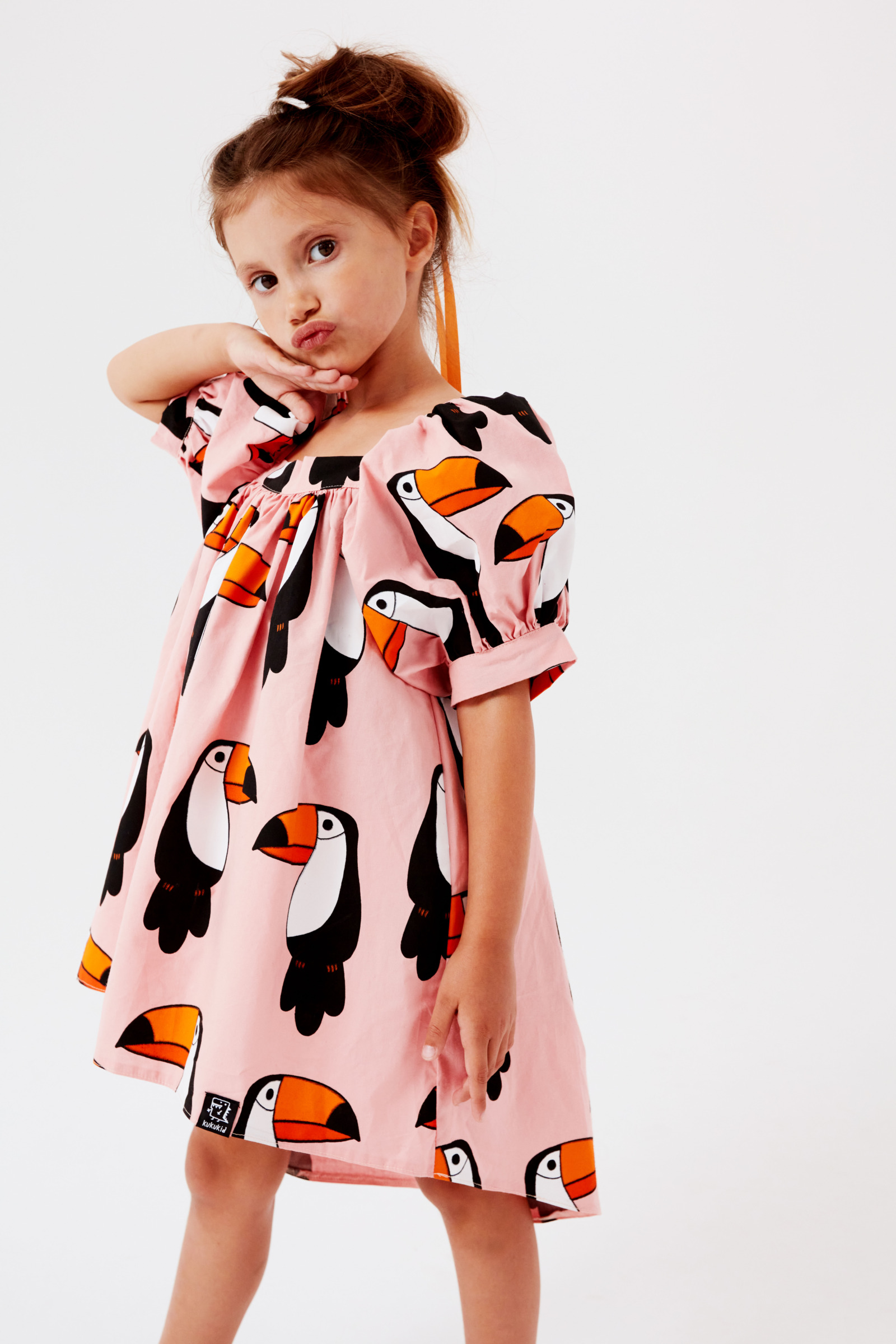 New Puffed Dress - Pale Pink Tucan • I Made You
