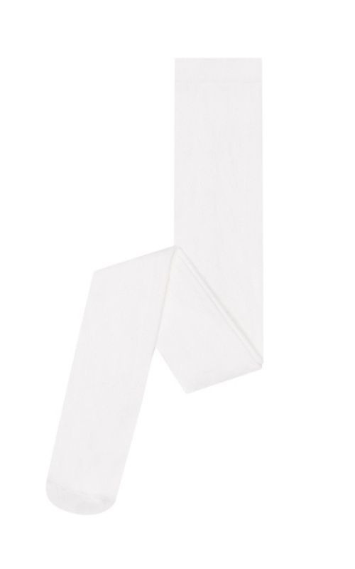 Organic cotton kids' tights - White