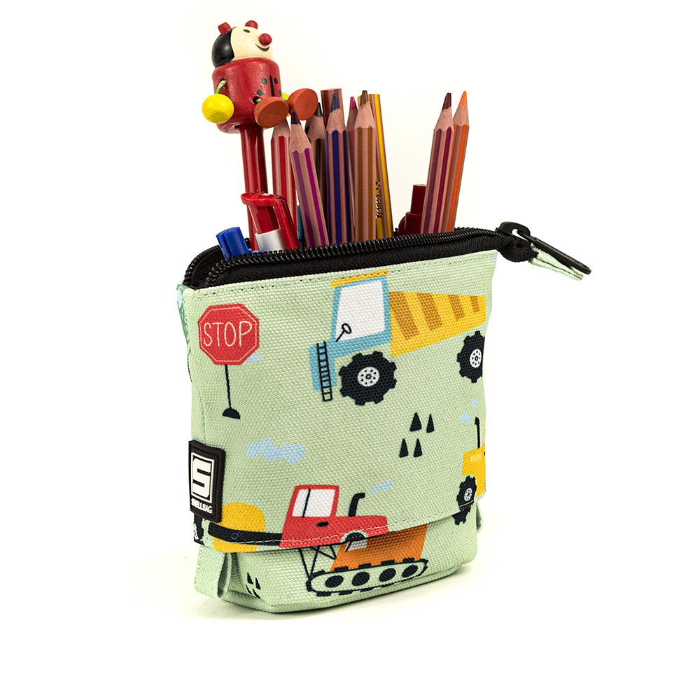 Foldable pencil case - Vehicles