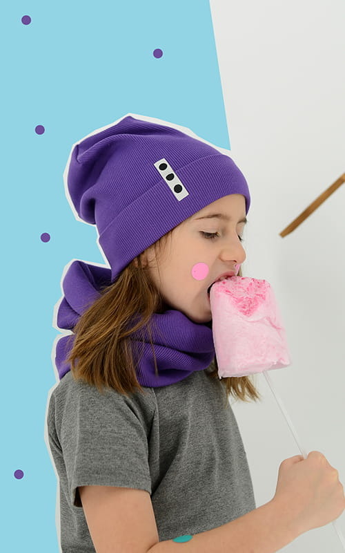 Fit Tube Scarf - Violet