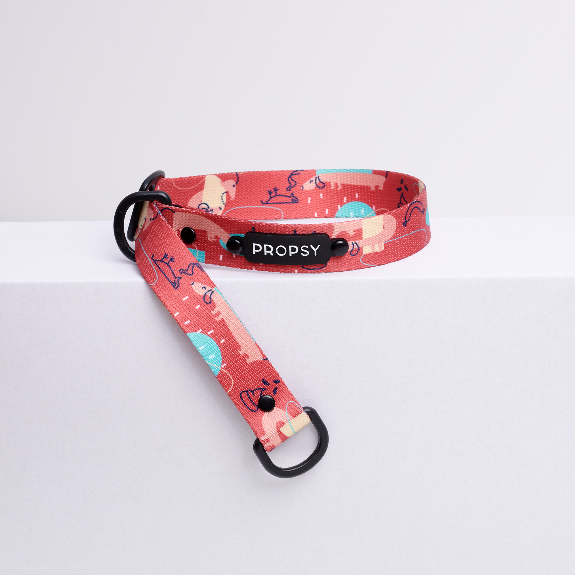 Half-choke collar - Raspberry