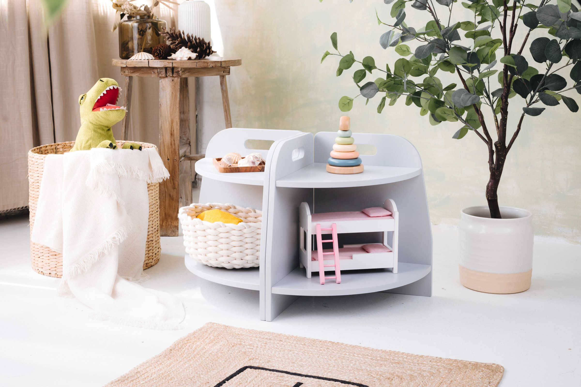 Montessori Low End Shelf