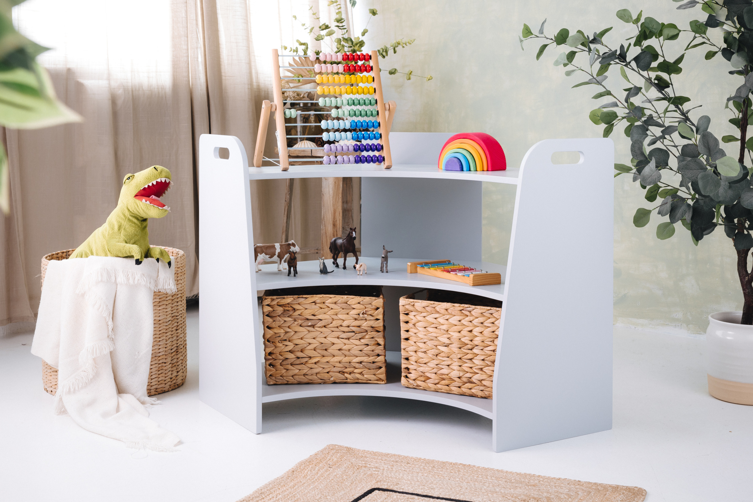 Montessori Corner Shelf