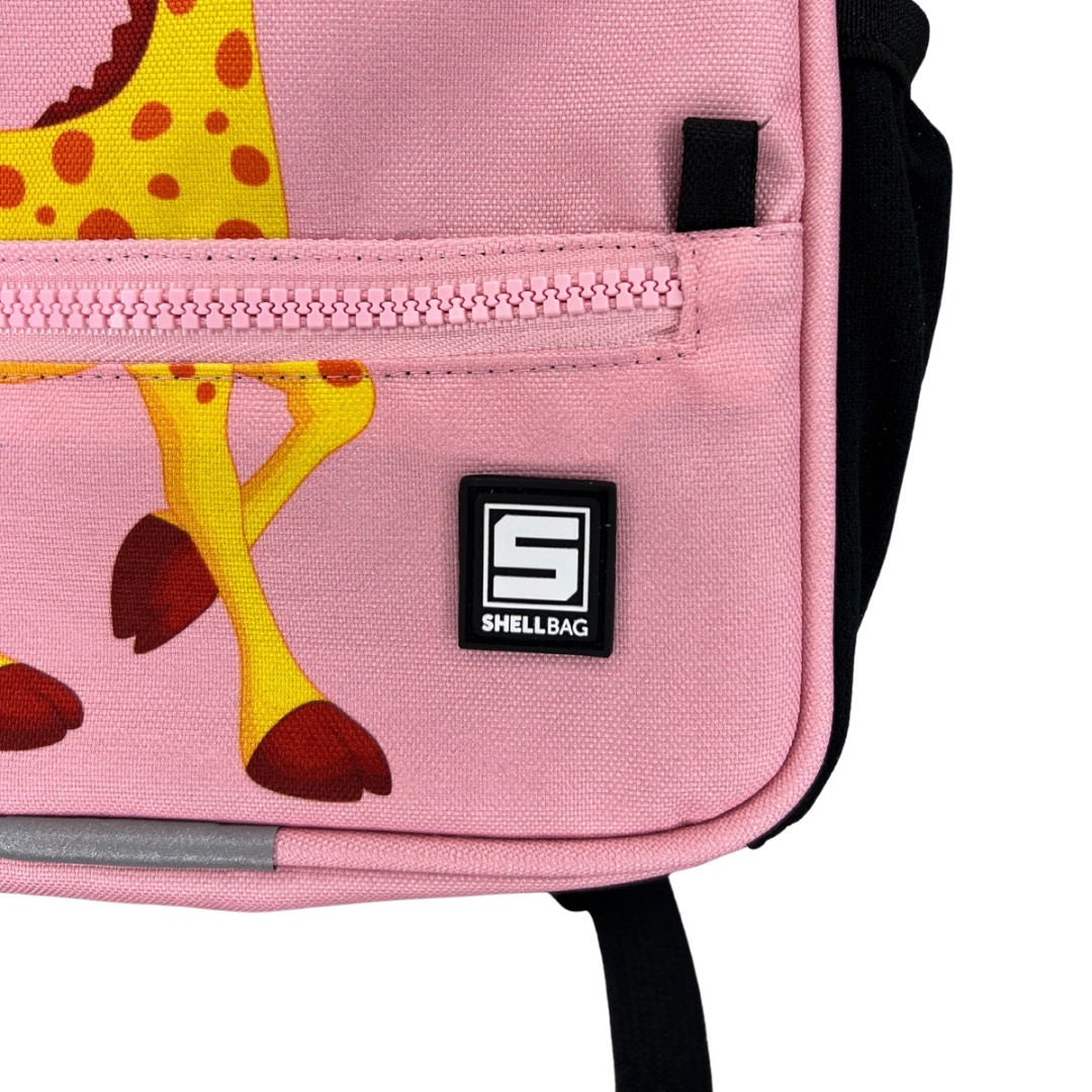 Pink giraffe pre-school backpack