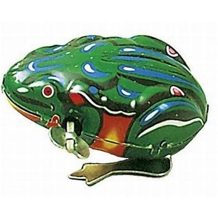 【新品】タイニージョーカーTINYJOKER POPPING TJ FROG XJKLBYQ Clockwork Spring Frog Toy,Nostalgic Toys,Green Metal
