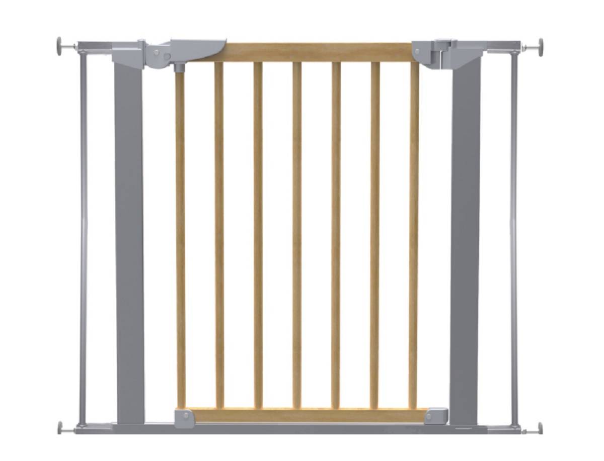 Baby Dan - Avantgarde Safety Gate, Beechwood + 2 extensions
