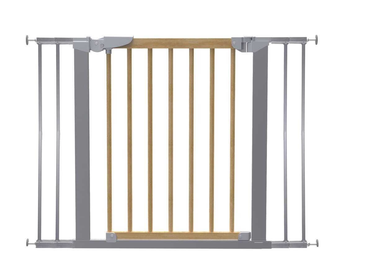 Baby Dan - Avantgarde Safety Gate, Beechwood + 4 extensions