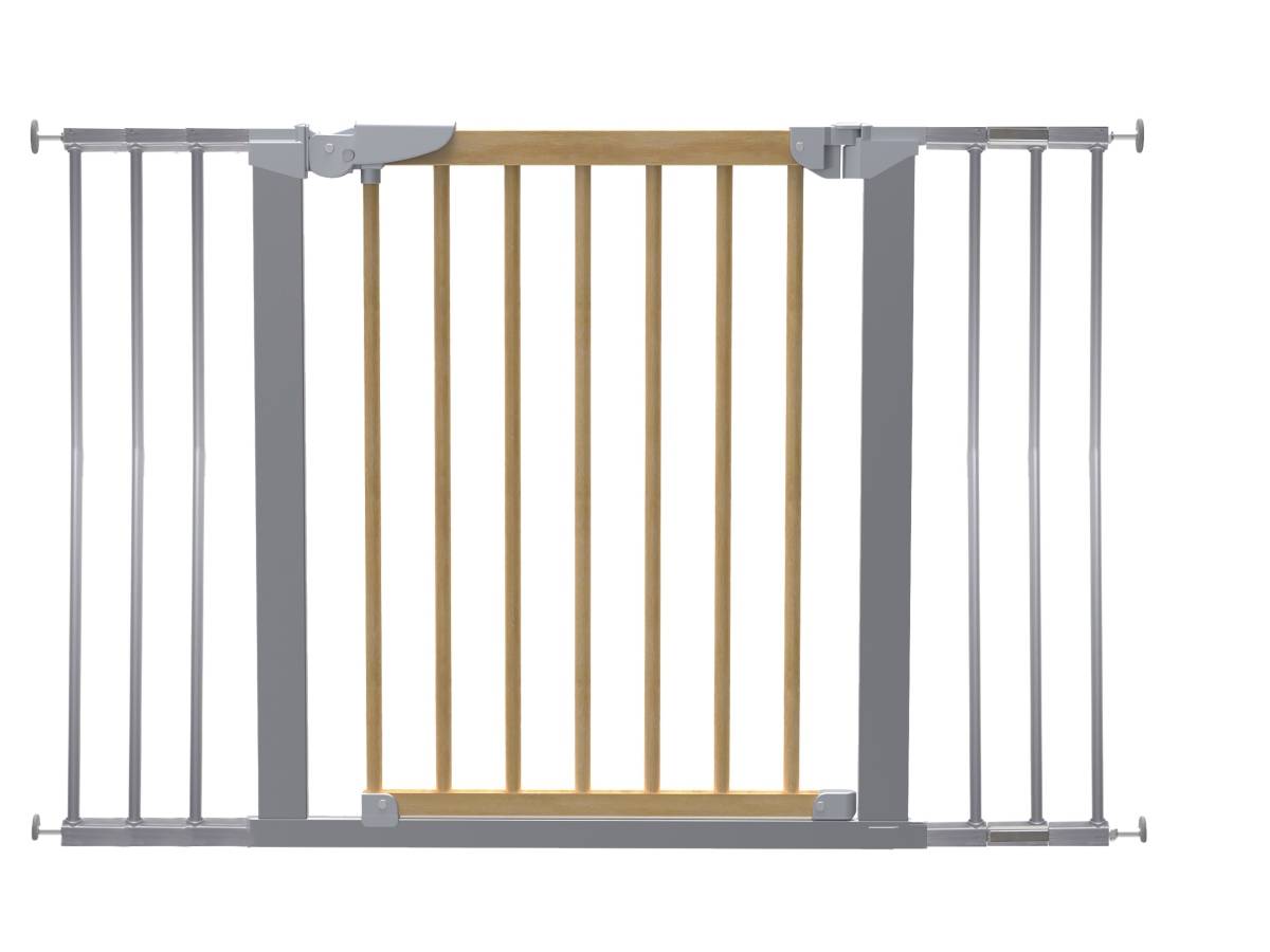 Baby Dan - Avantgarde Safety Gate, Beechwood + 6 extensions