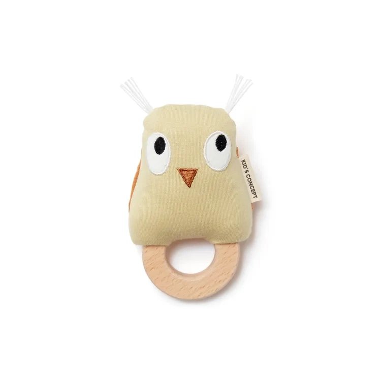 Kid's Concept - EDVIN Rattle owl, green