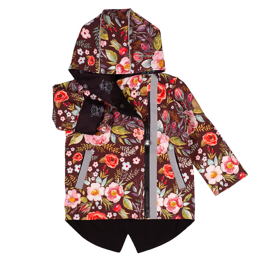 Children's softshell jacket with patent - Boho Girl