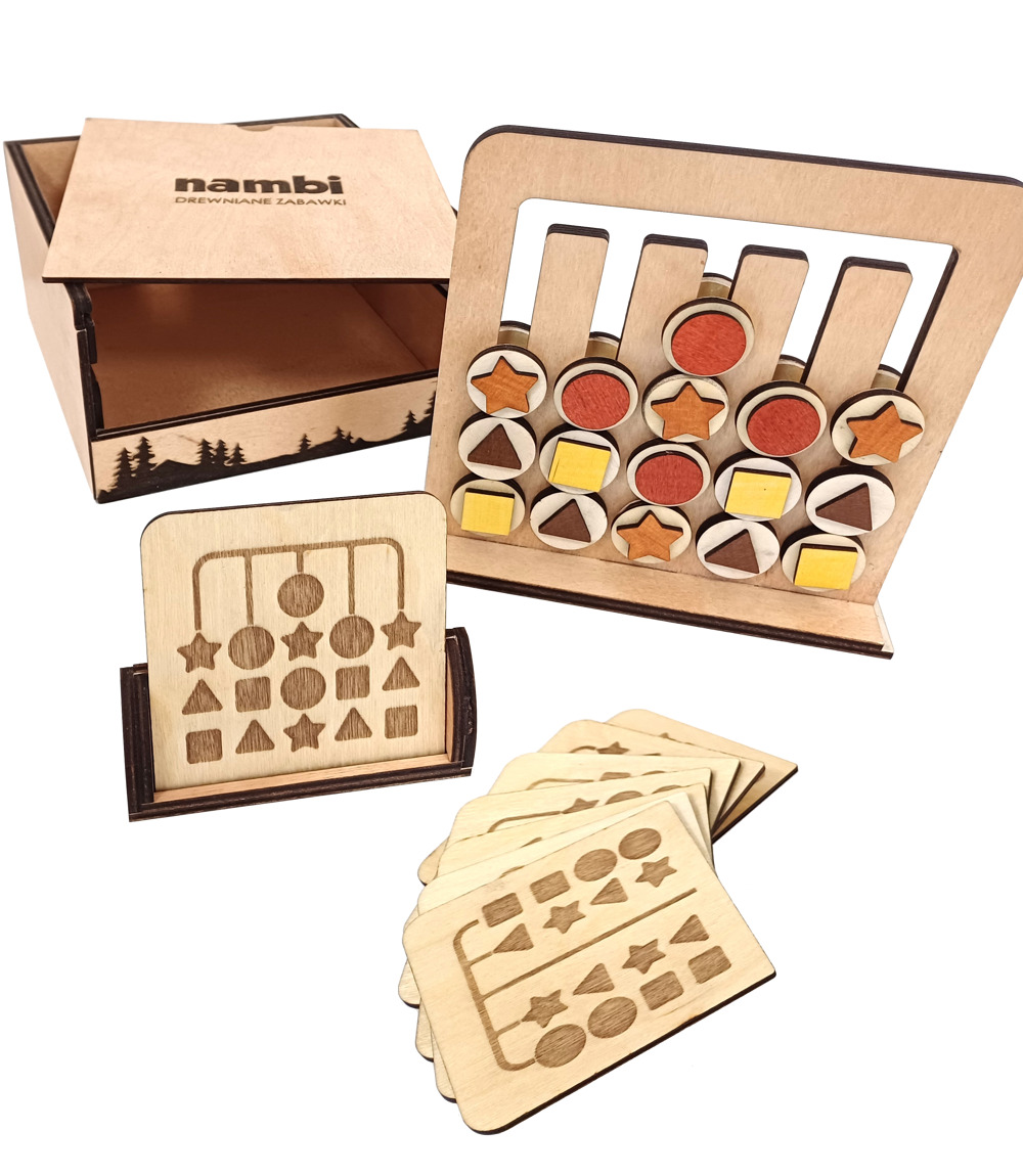 Wooden Logic Game - Sorting